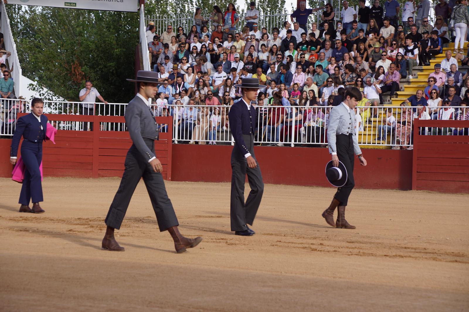 Clase práctica de tauromaquia de Salamaq 2024 del sábado, 7 de septiembre