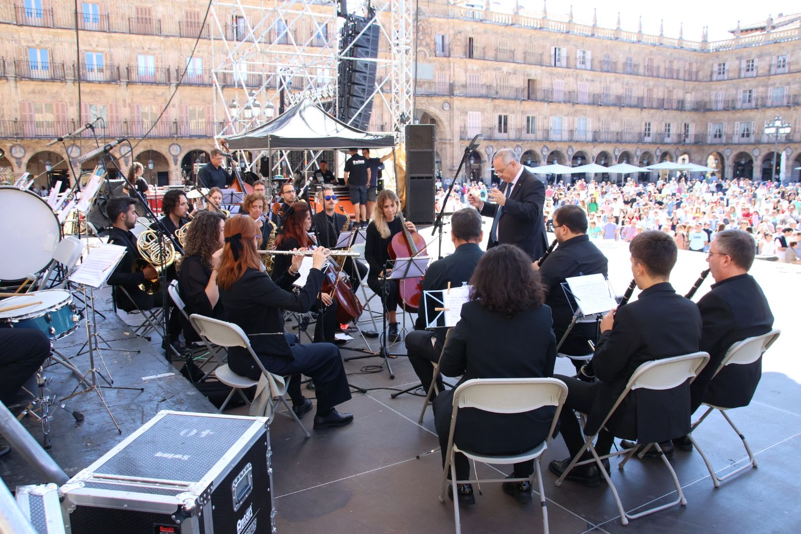 concierto Banda Municipal de Música en la Plaza Mayor