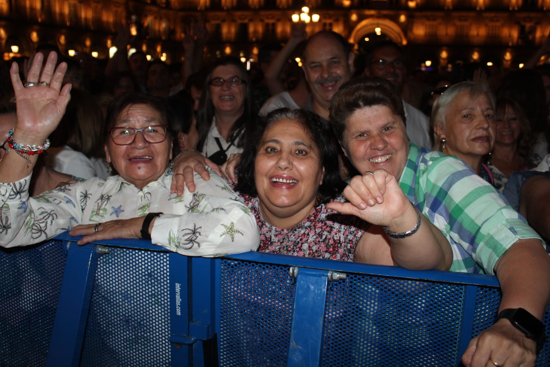 Concierto de Camela en la Plaza Mayor