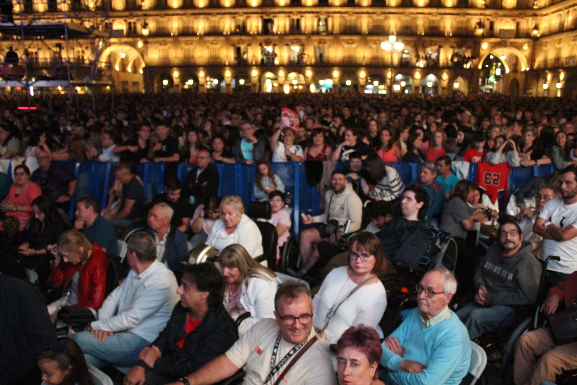 Concierto de Camela en la Plaza Mayor