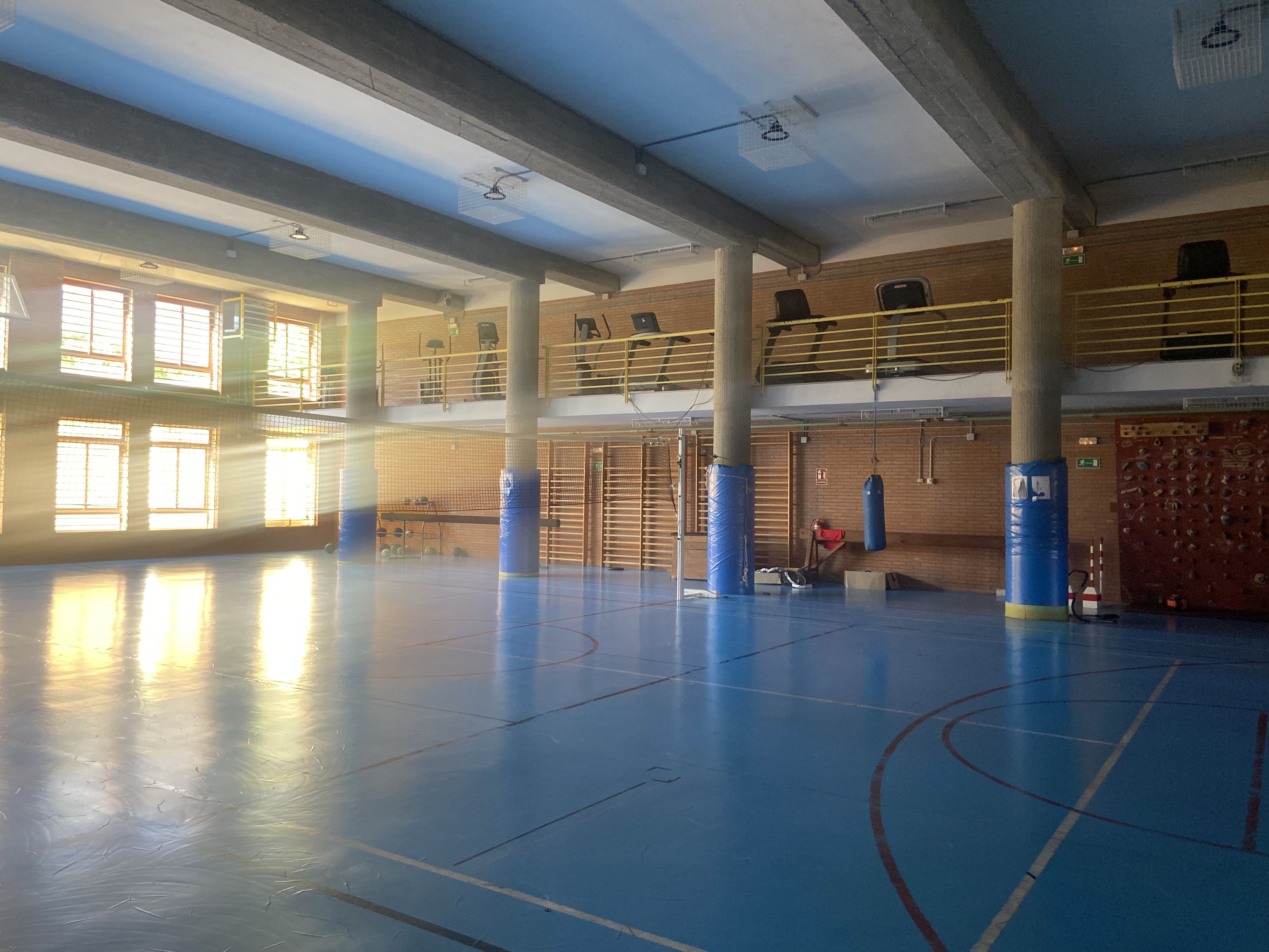 Gimnasio del parque de bomberos de Salamanca