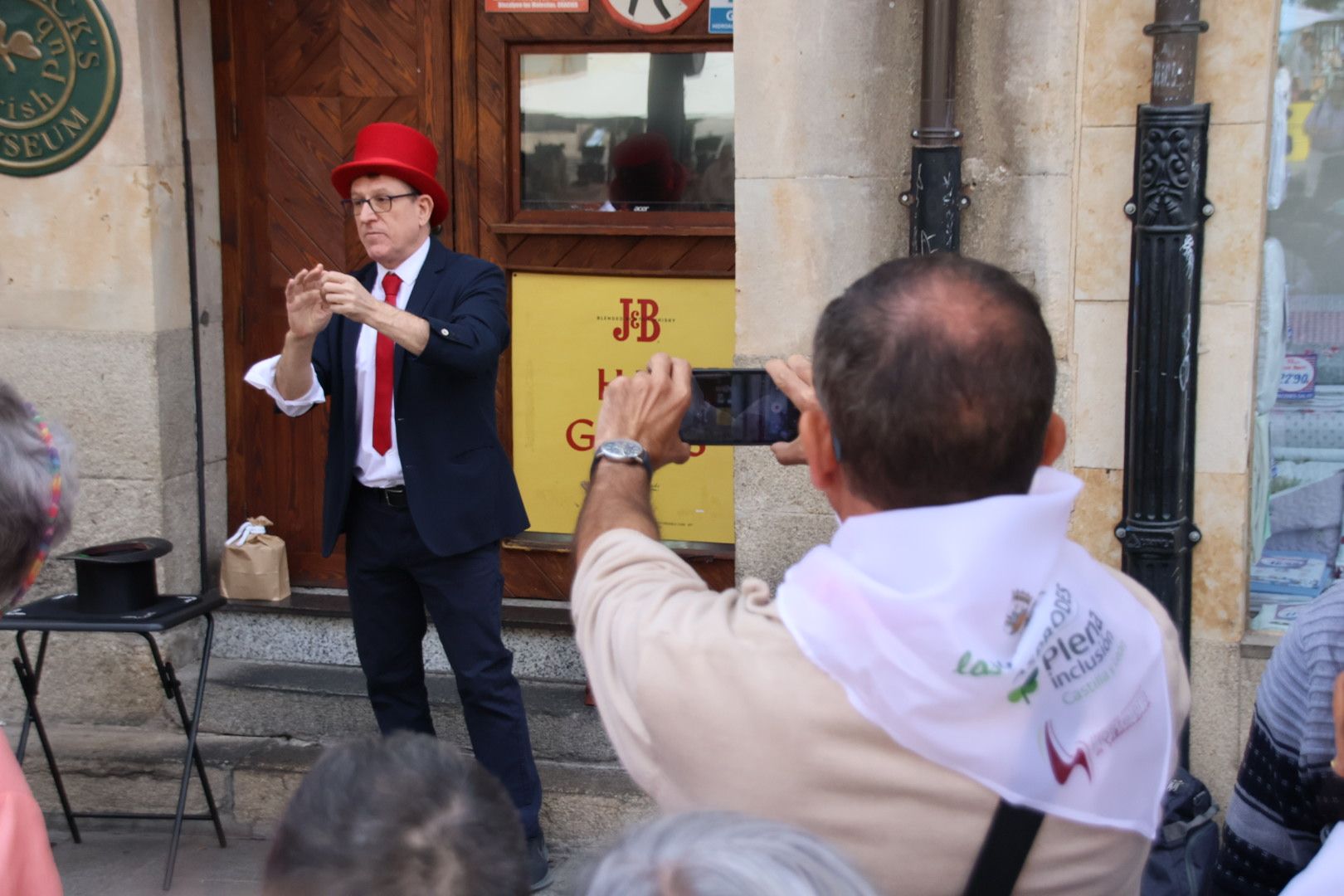 Acto solidario a favor de Asprodes de la Asociación de Empresarios de Hostelería de Salamanca