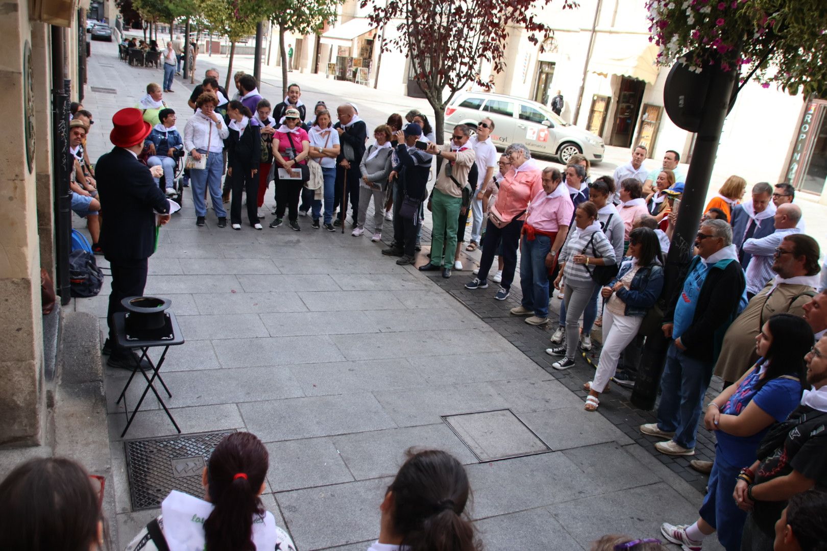 Acto solidario a favor de Asprodes de la Asociación de Empresarios de Hostelería de Salamanca