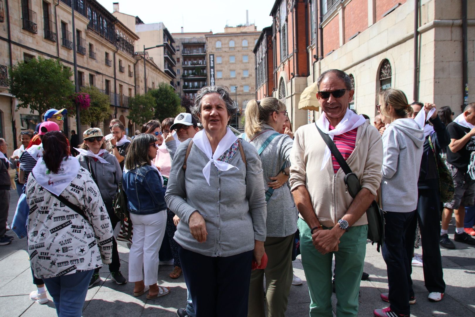 Acto solidario a favor de Asprodes de la Asociación de Empresarios de Hostelería de Salamanca