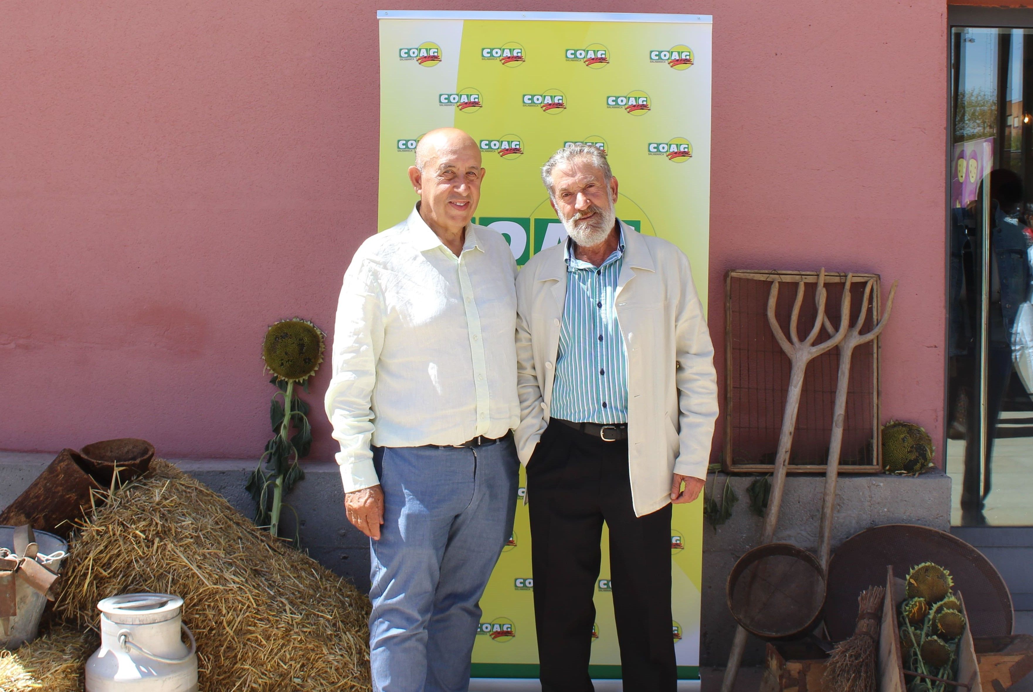 Homenaje de COAG a Aurelio Pérez y Luis Andrés