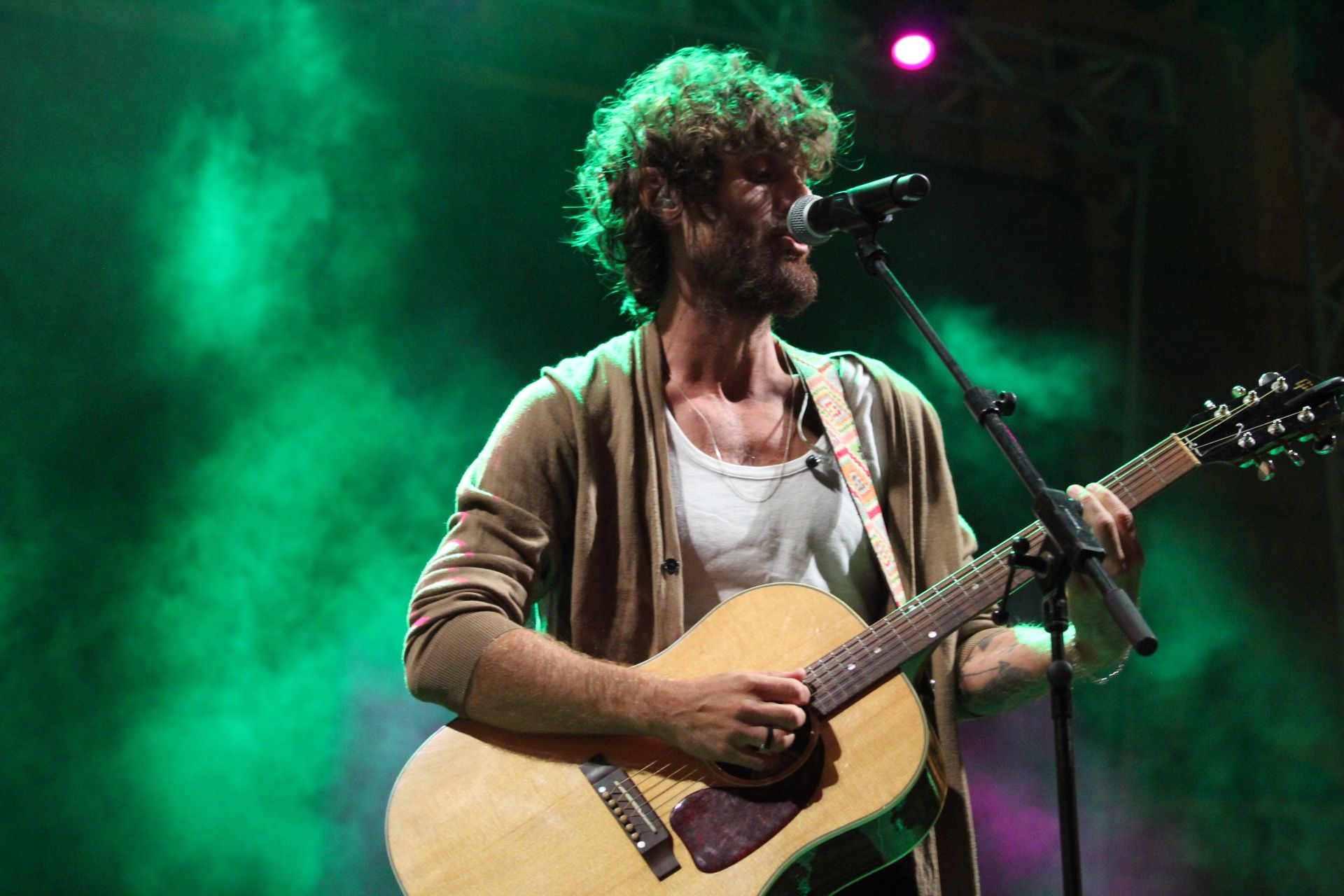 Concierto de "Tú Otra Bonita" en la Plaza Mayor.