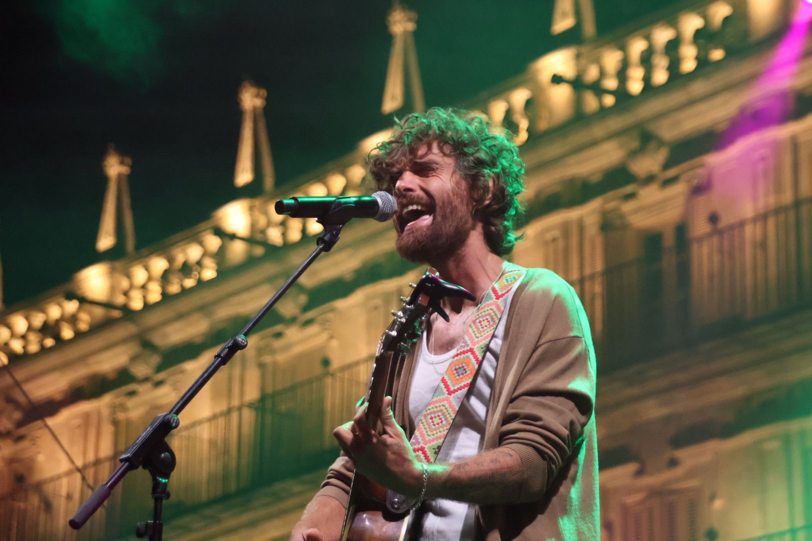 Concierto de "Tú Otra Bonita" en la Plaza Mayor.