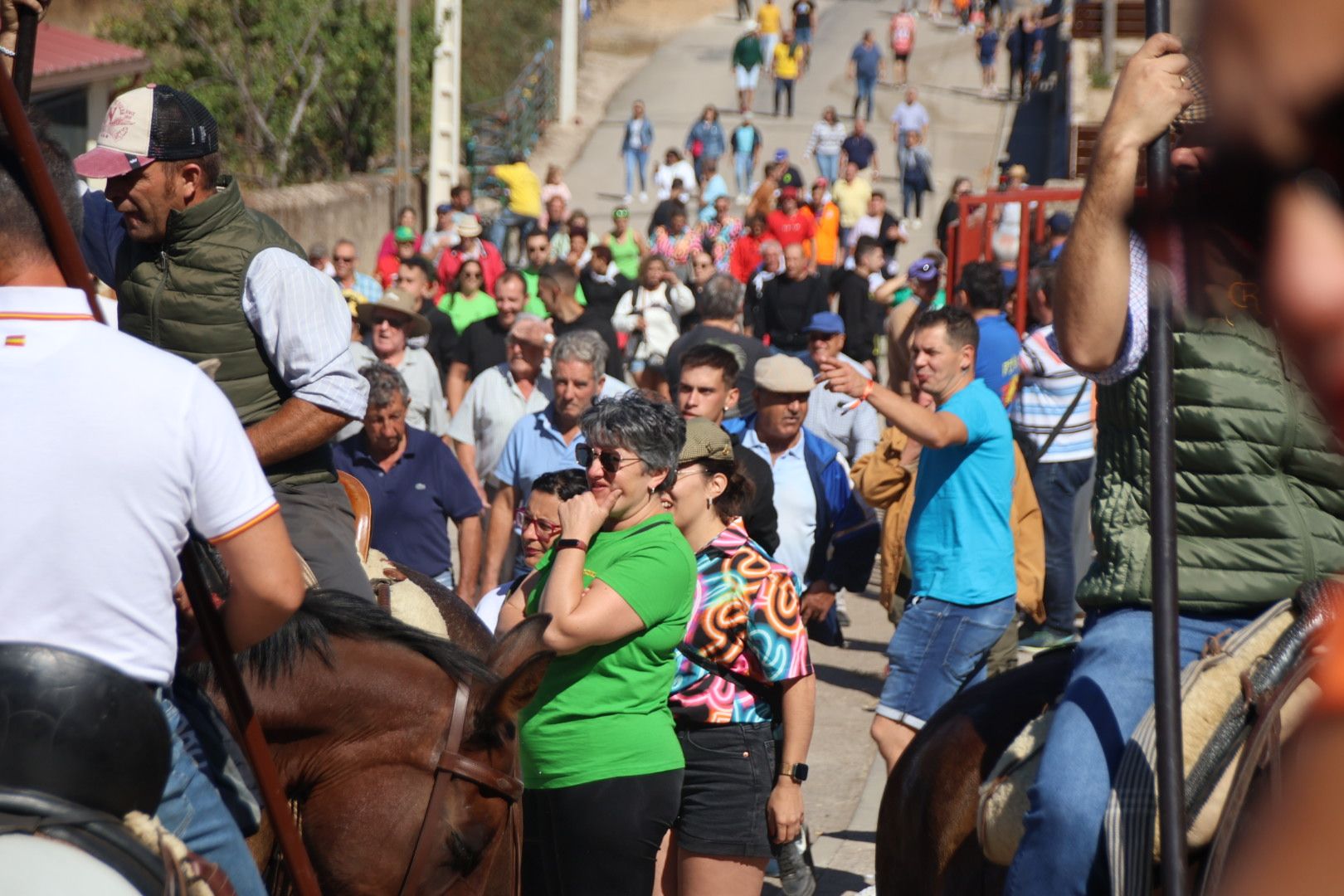 Encierro a caballo en Barruecopardo 