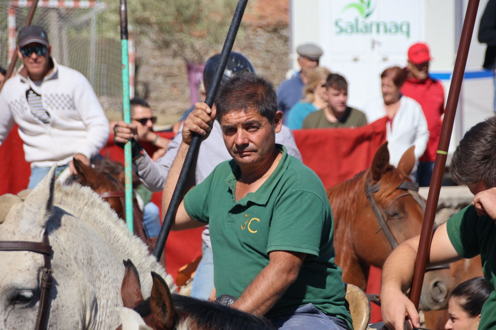 Encierro a caballo en Barruecopardo 