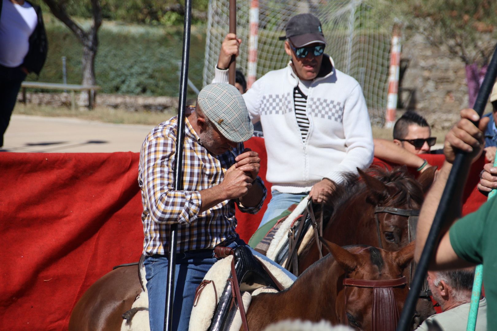 Encierro a caballo en Barruecopardo 