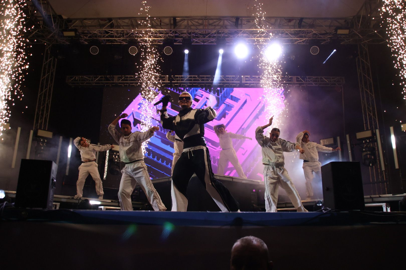 Concierto de Abraham Mateo en la Plaza Mayor