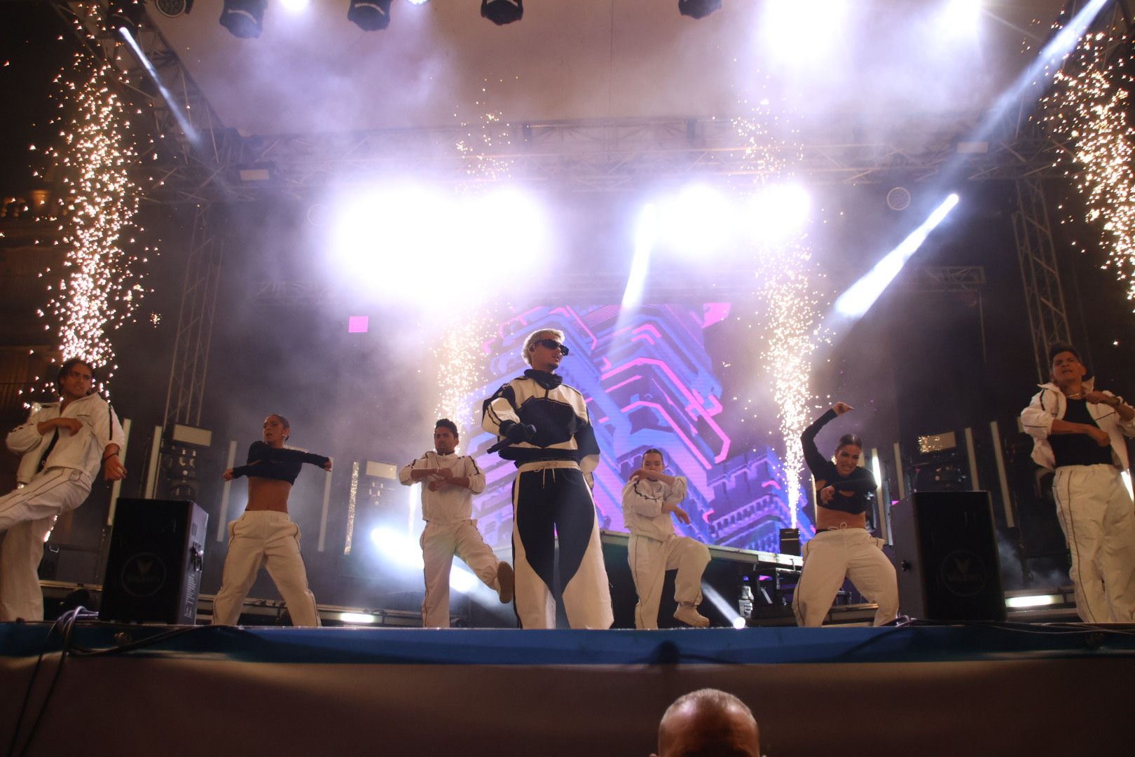 Concierto de Abraham Mateo en la Plaza Mayor