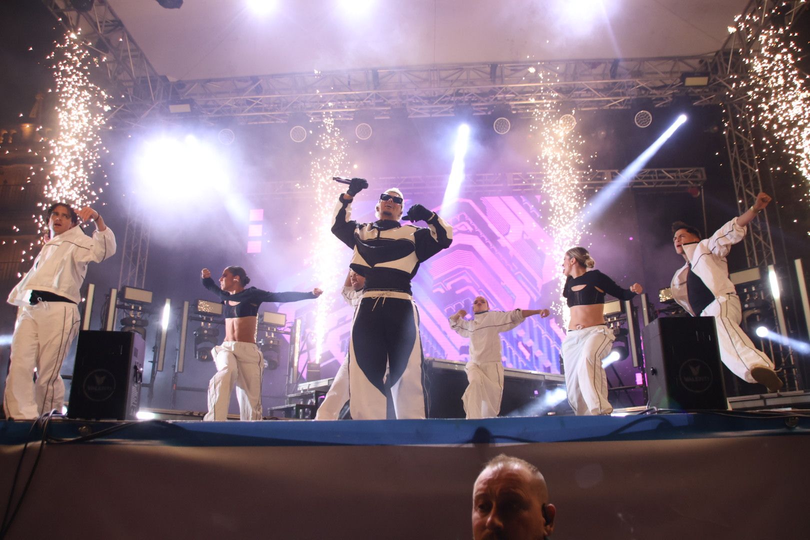 Concierto de Abraham Mateo en la Plaza Mayor