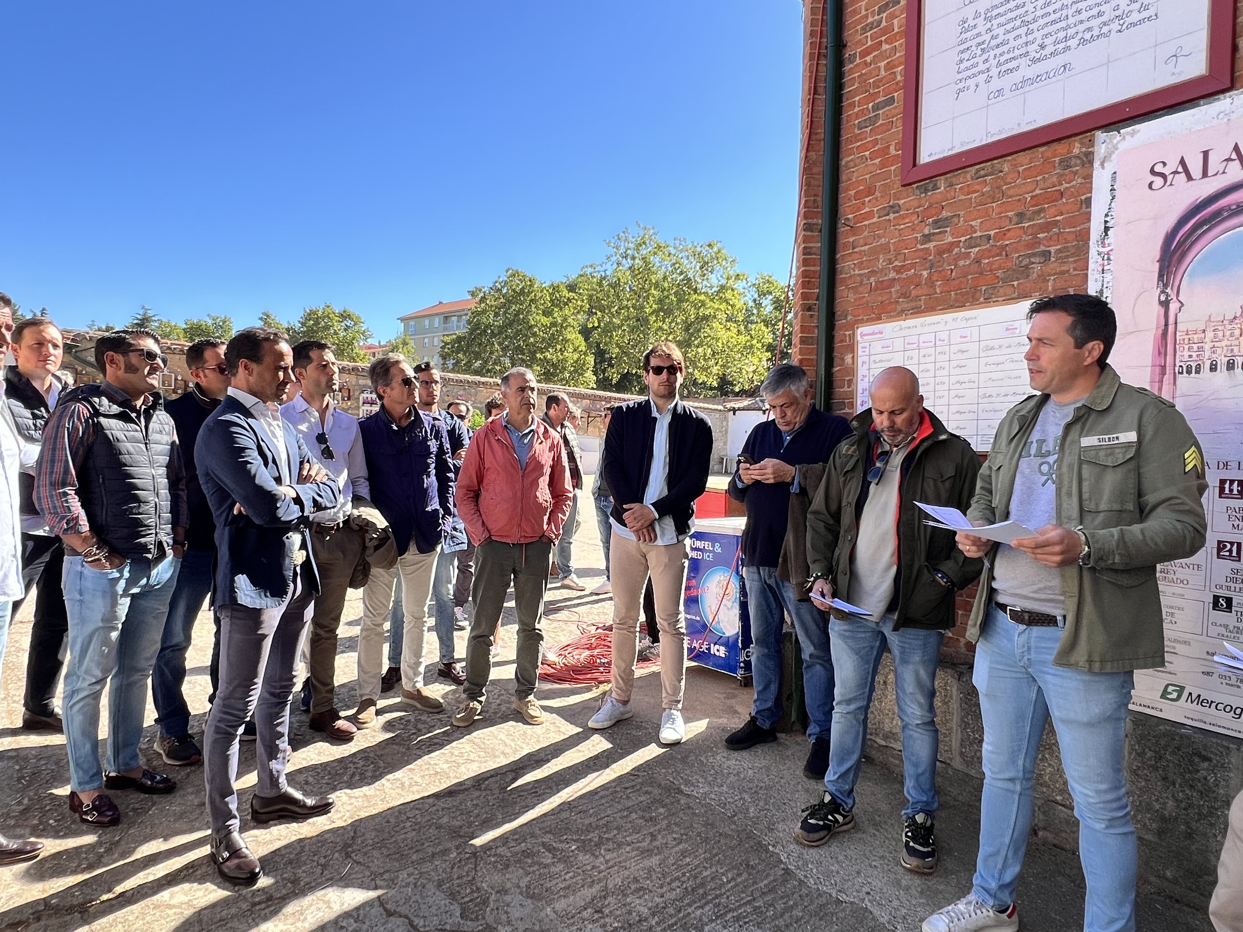 AMBIENTE DURANTE EL SORTEO CORRIDA MIXTA, SÁBADO, 14 DE SEPTIEMBRE DE 2024. FOTOS SALAMANCA24HORAS