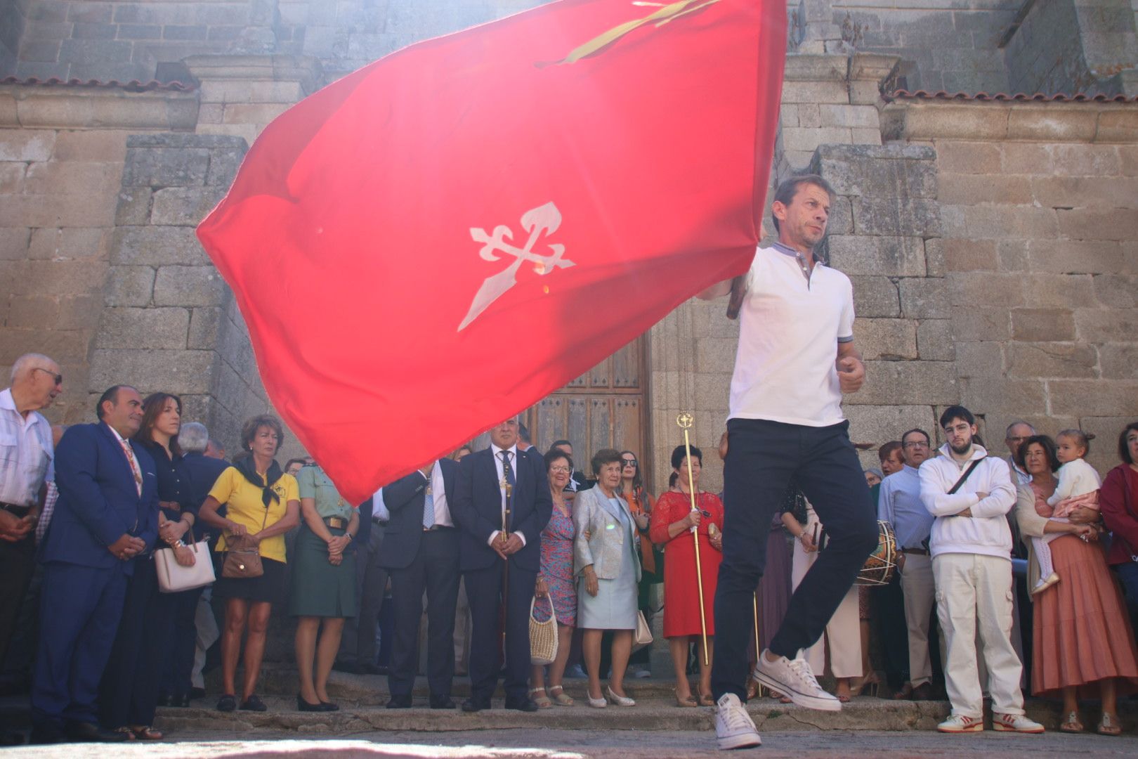 Baile de la bandera y convite en Barruecopardo 