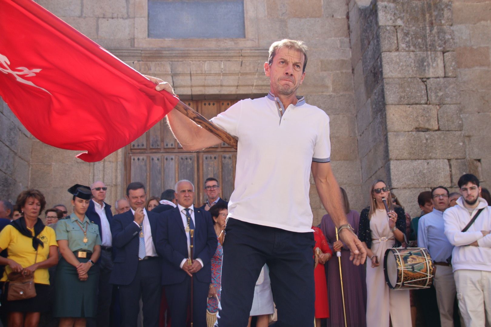 Baile de la bandera y convite en Barruecopardo 