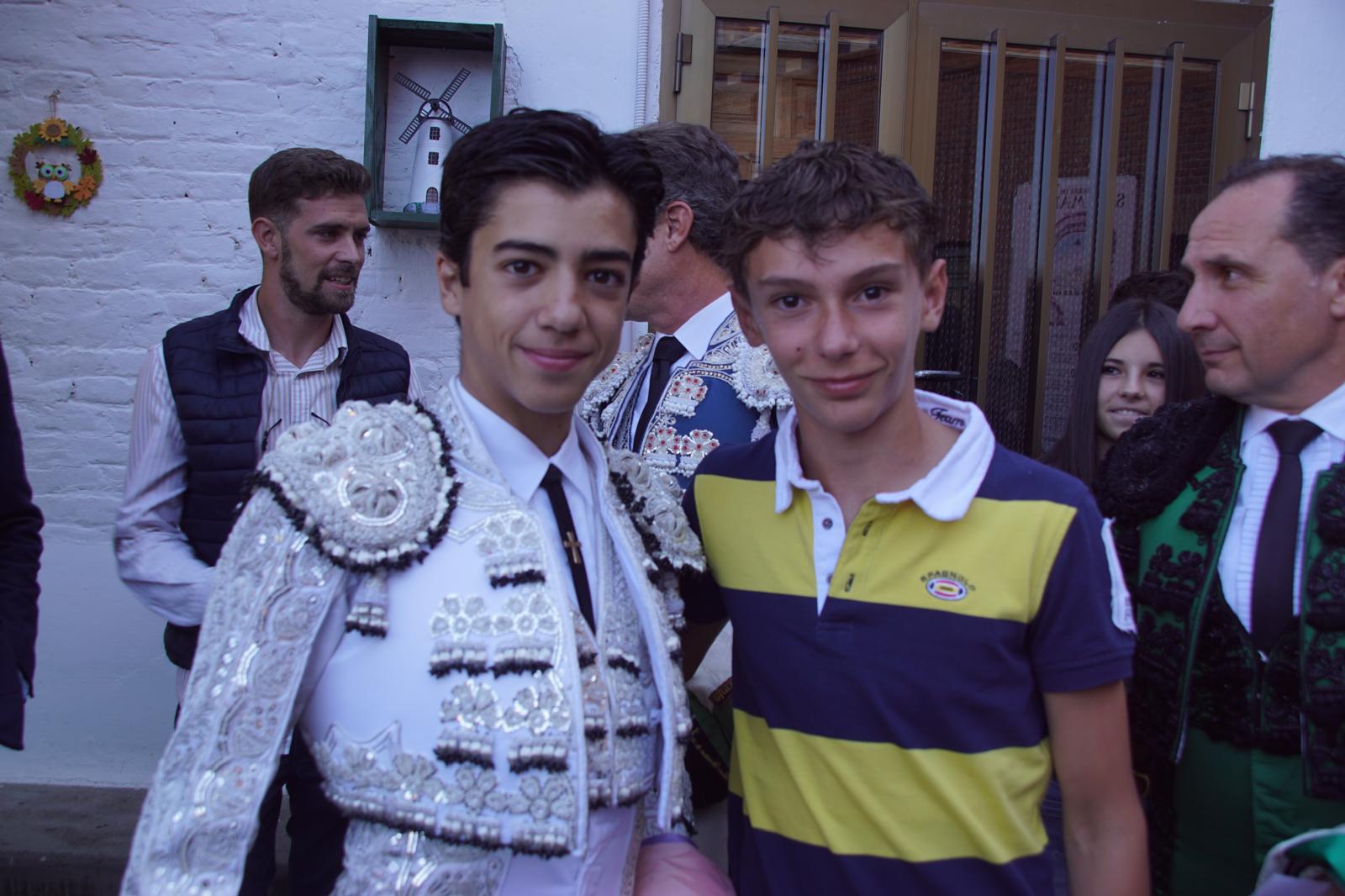 GALERÍA | Ambiente en el patio de cuadrillas de La Glorieta para ver a Pablo Hermoso, Enrique Ponce y Marco Pérez, 14 de septiembre de 2024. Fotos Juanes