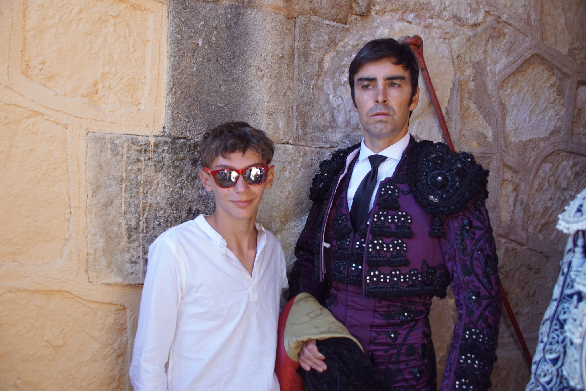 Ambiente en el patio de cuadrillas de La Glorieta para ver a Miguel Ángel Perera, Emilio de Justo y Borja Jiménez, 15 de septiembre de 2024. Fotos Juanes