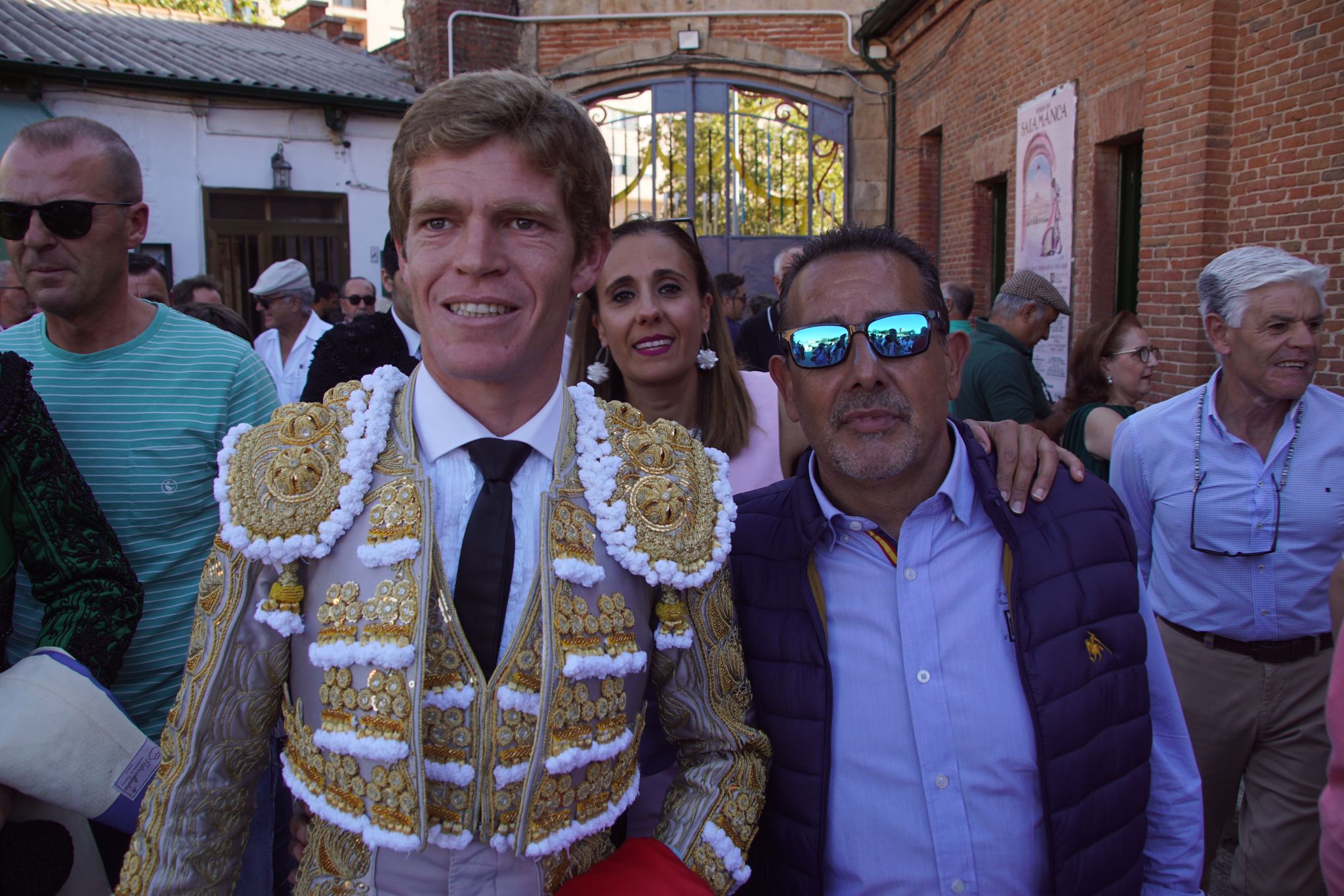 Ambiente en el patio de cuadrillas de La Glorieta para ver a Miguel Ángel Perera, Emilio de Justo y Borja Jiménez, 15 de septiembre de 2024. Fotos Juanes