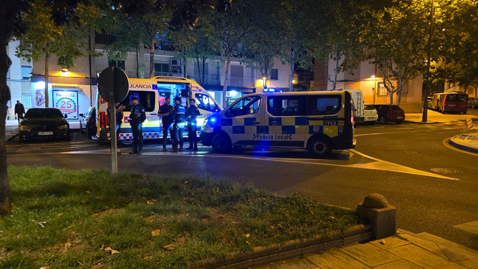 Un herido en una pelea en el Barrio Vidal (1)