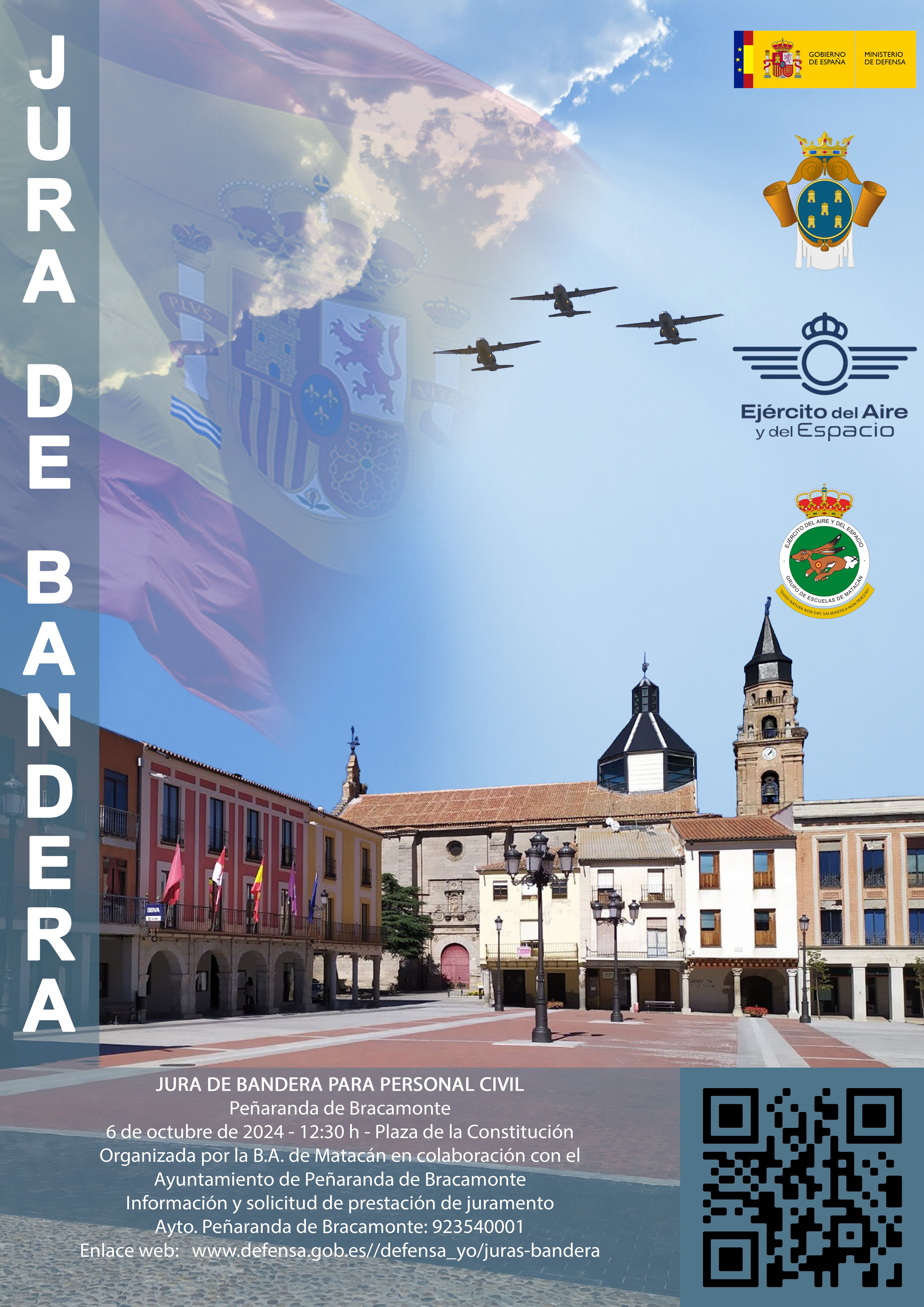 CARTEL JURA BANDERA PEÑARANDA BRACAMONTE 08JUL2024