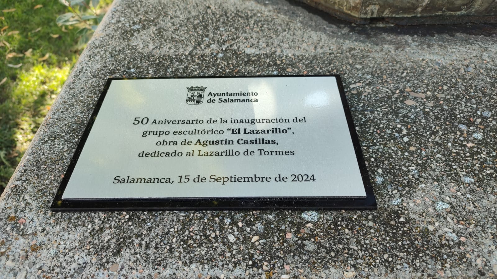 Homenaje a la escultura del Lazarillo de Tormes de Agustín Casillas con motivo de su 50º aniversario (10)