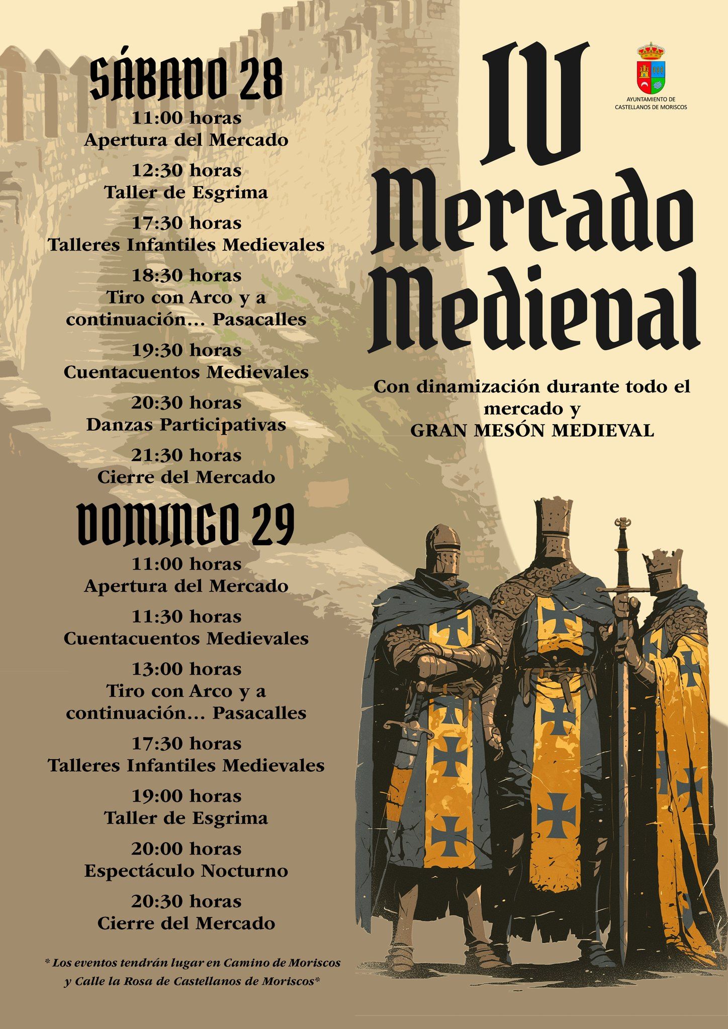 Castellanos de Moriscos, mercado medieval 