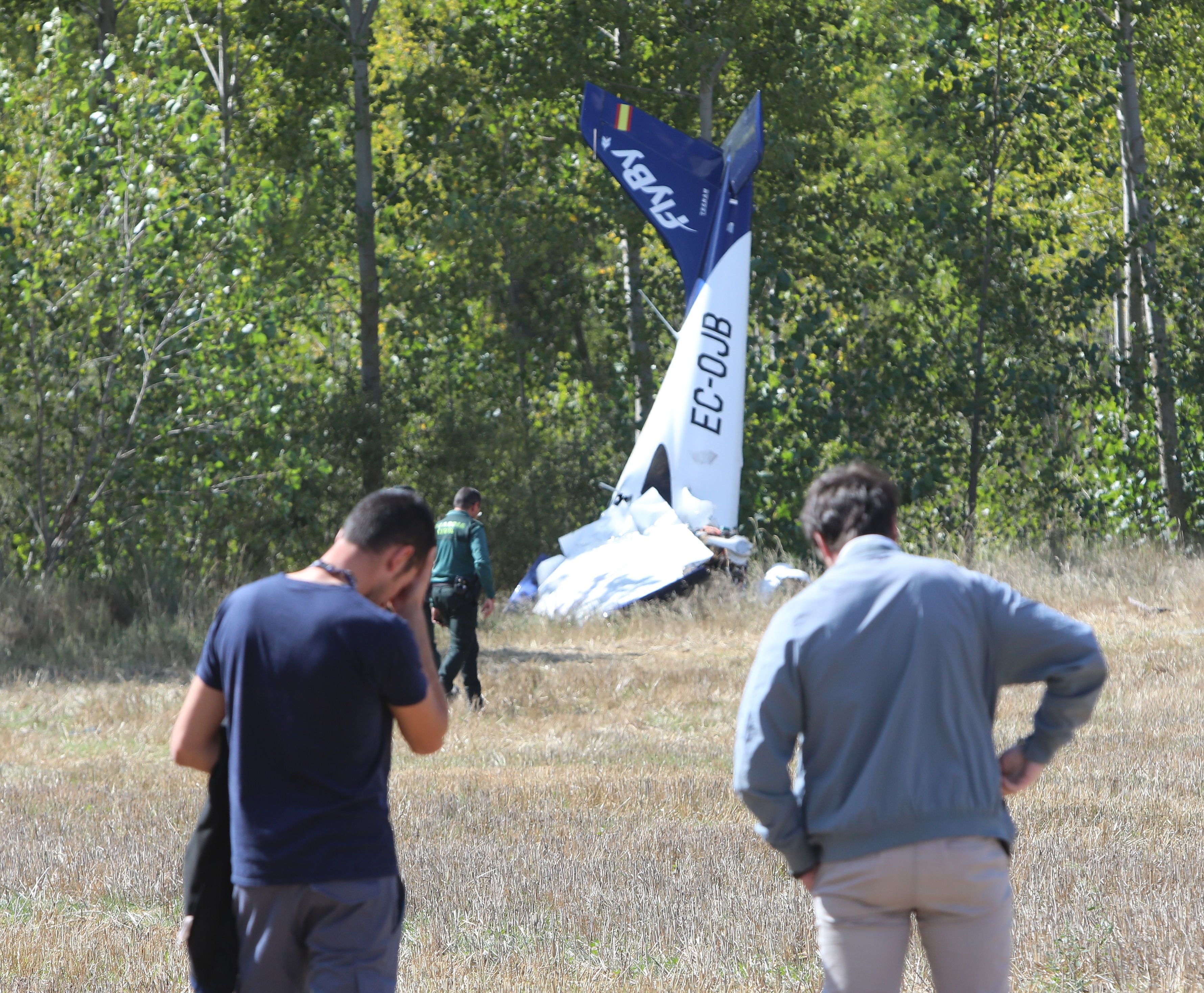 Accidente de avioneta en Abia de las Torres (Palencia)