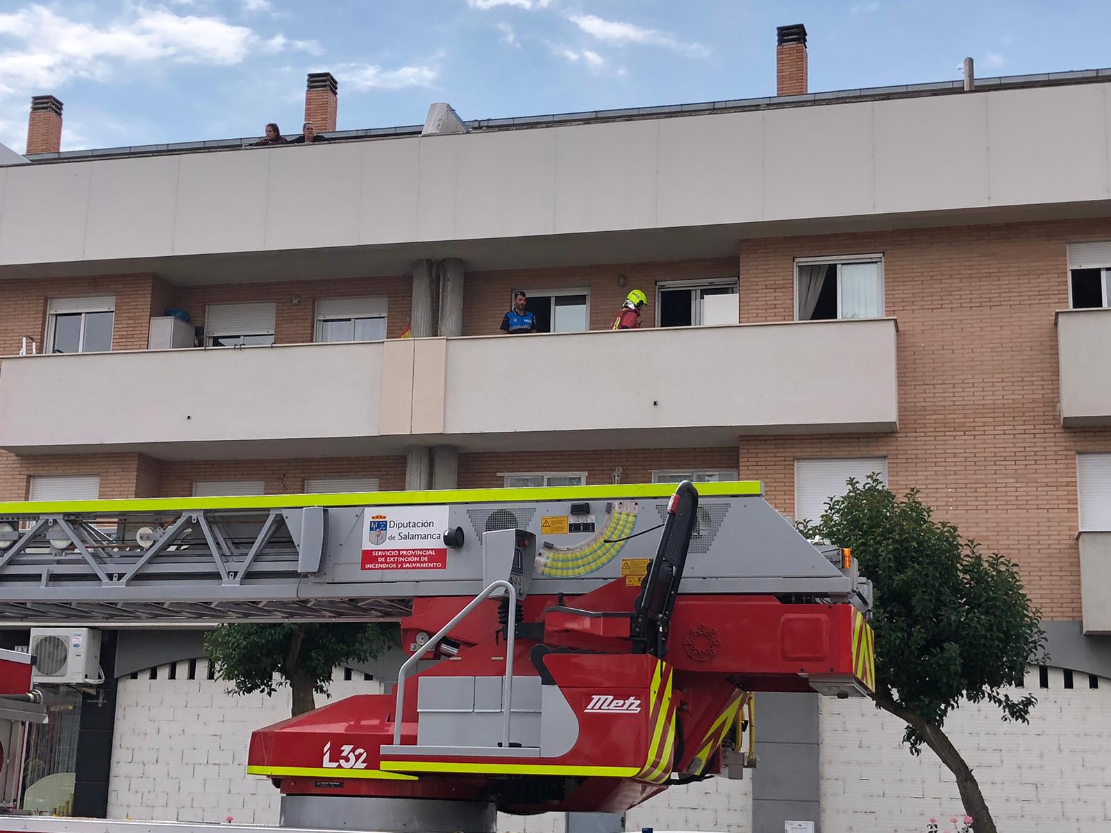 GALERÍA | Incendio en una casa de Santa Marta 