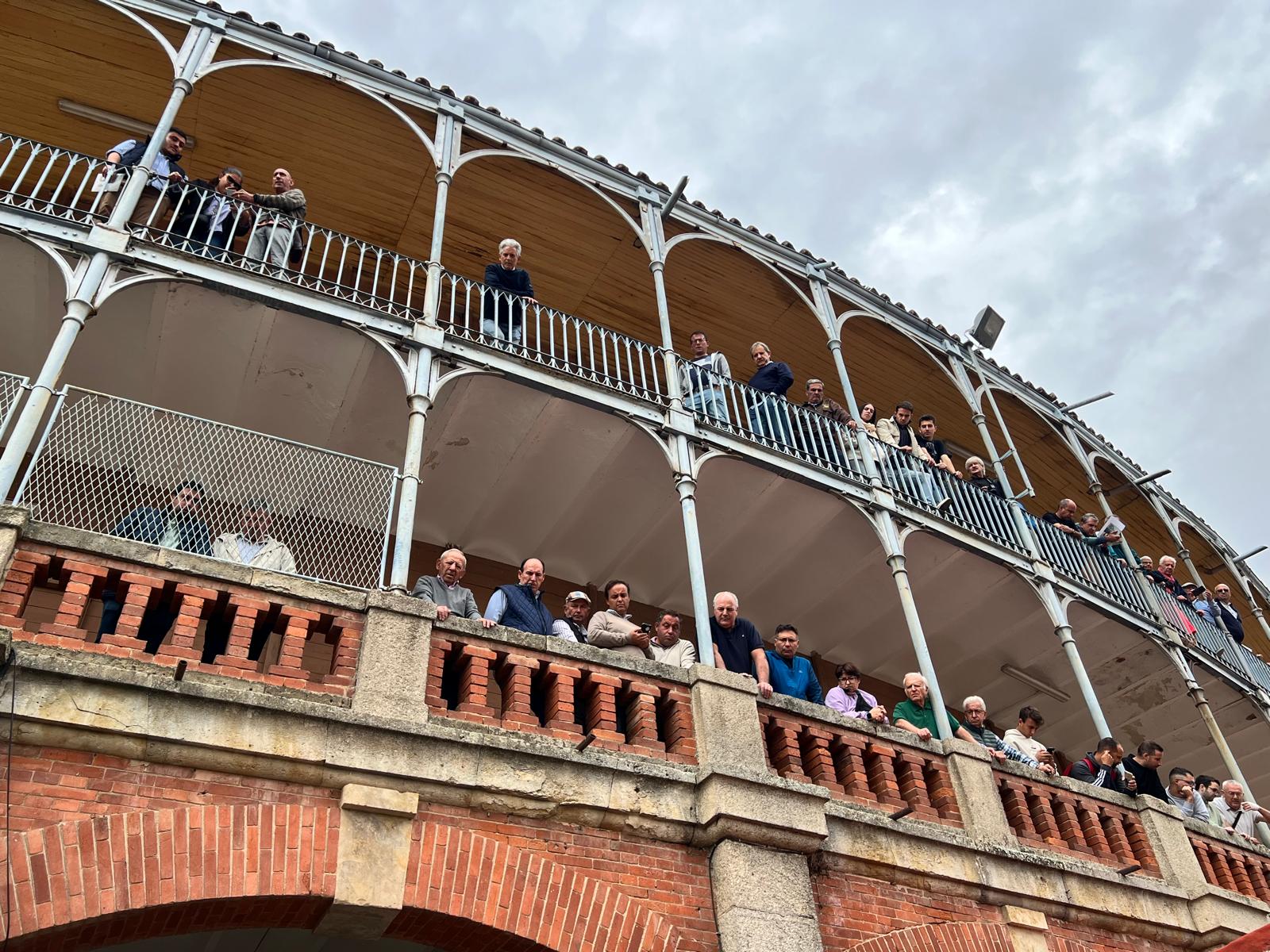 Ambiente durante el sorteo de los toros de Garcigrande en La Glorieta, viernes, 20 de septiembre de 2024. Fotos S24H