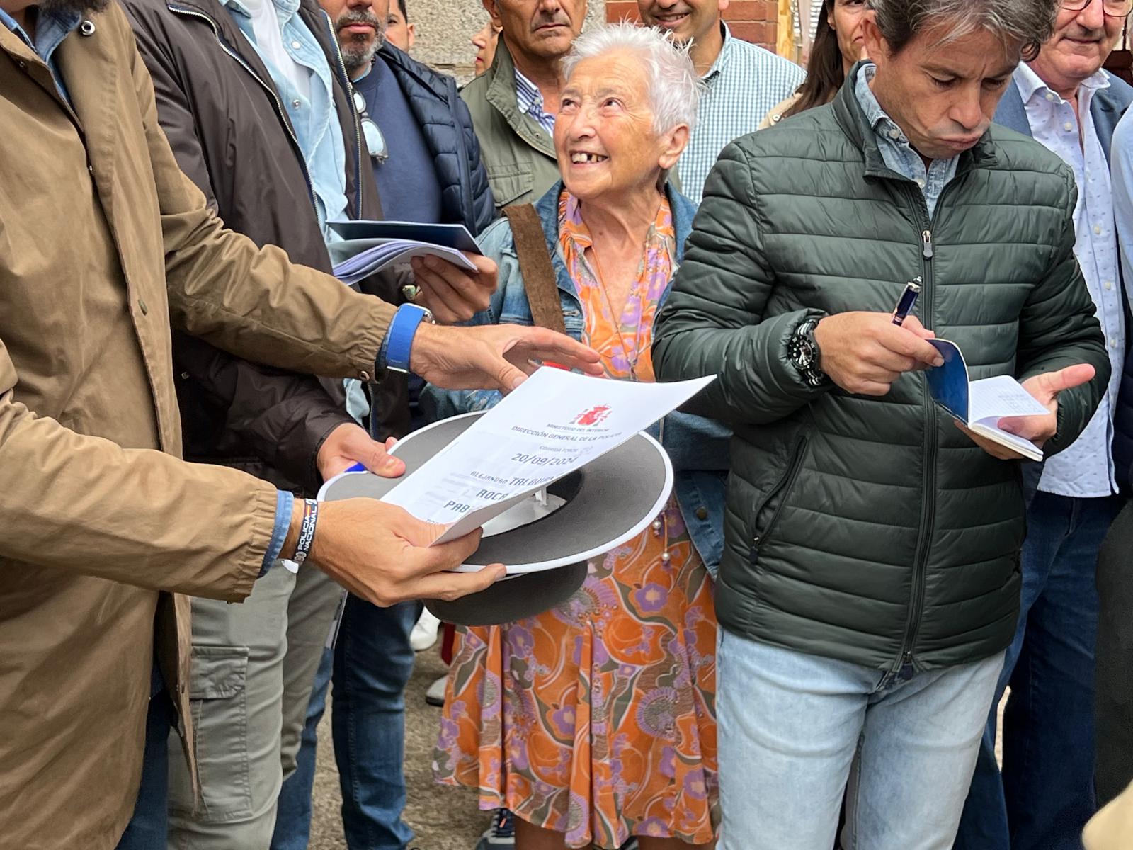 Ambiente durante el sorteo de los toros de Garcigrande en La Glorieta, viernes, 20 de septiembre de 2024. Fotos S24H