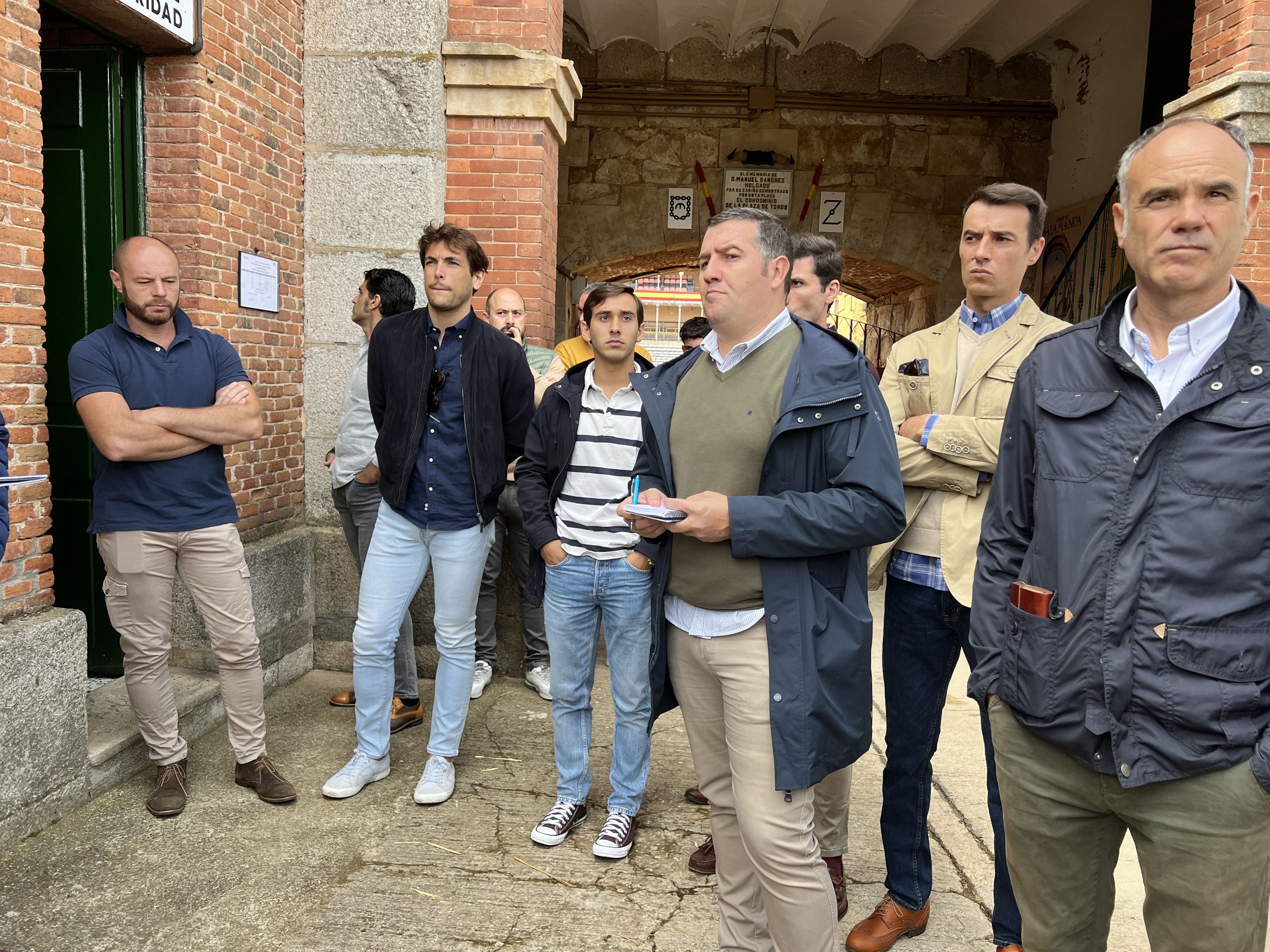 Ambiente en el sorteo de la corrida concurso, domingo, 22 de s