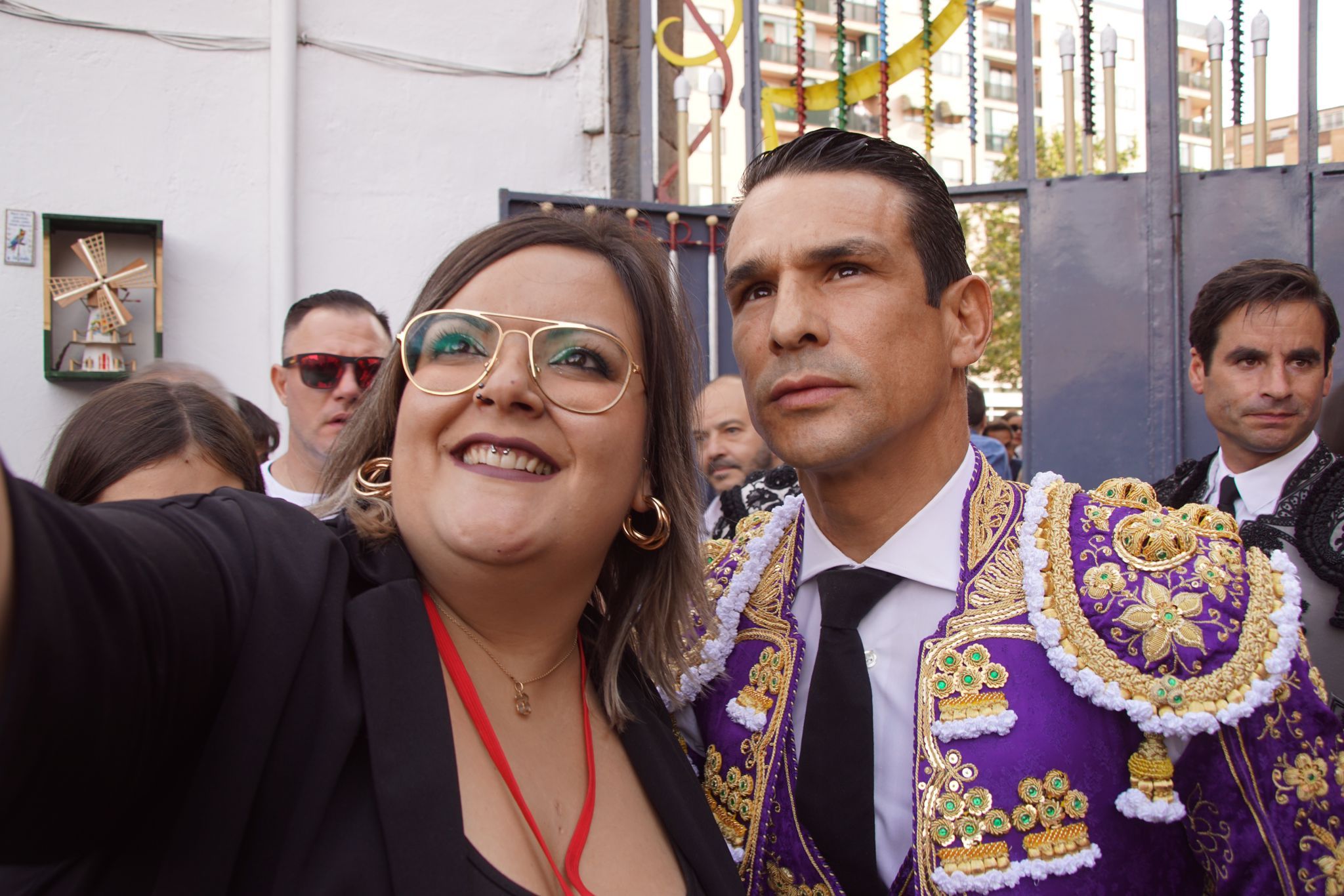 Ambiente en el patio de cuadrillas de La Glorieta para ver a José María Manzanares, Borja Jiménez e Ismael Martín, 22 de septiembre de 2024. Fotos Juanes (8)