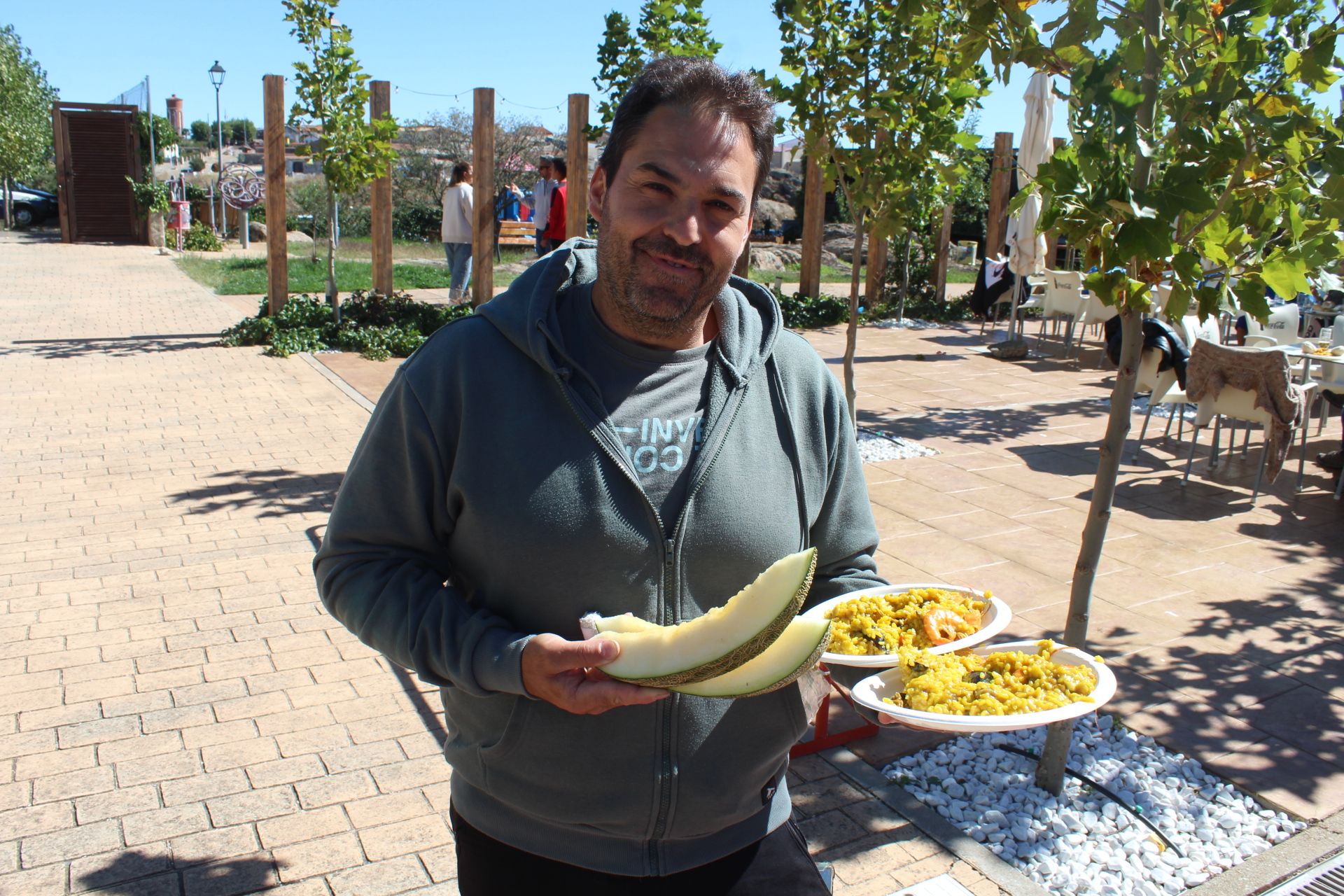 Paella en Juzbado