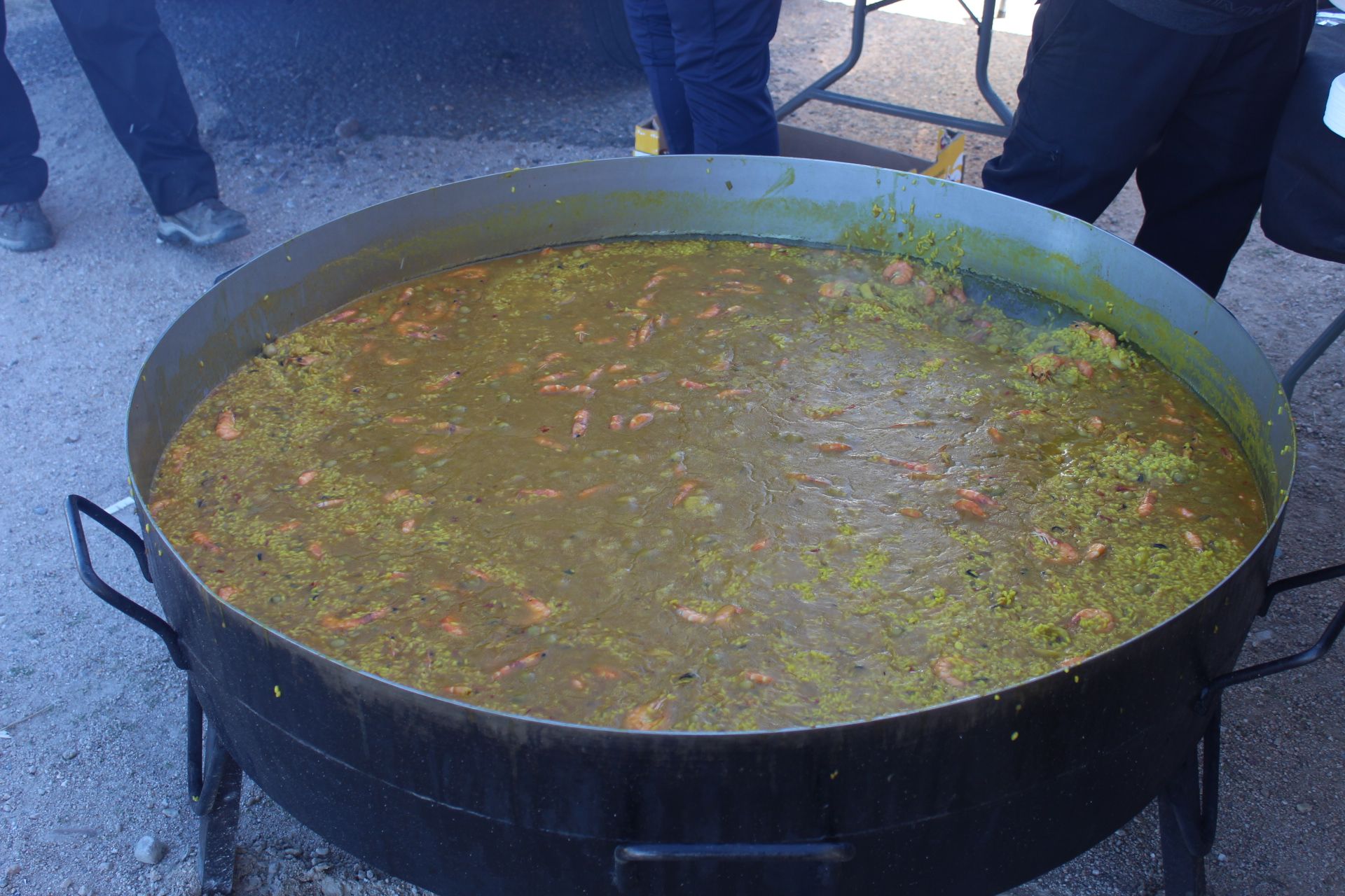 Paella en Juzbado