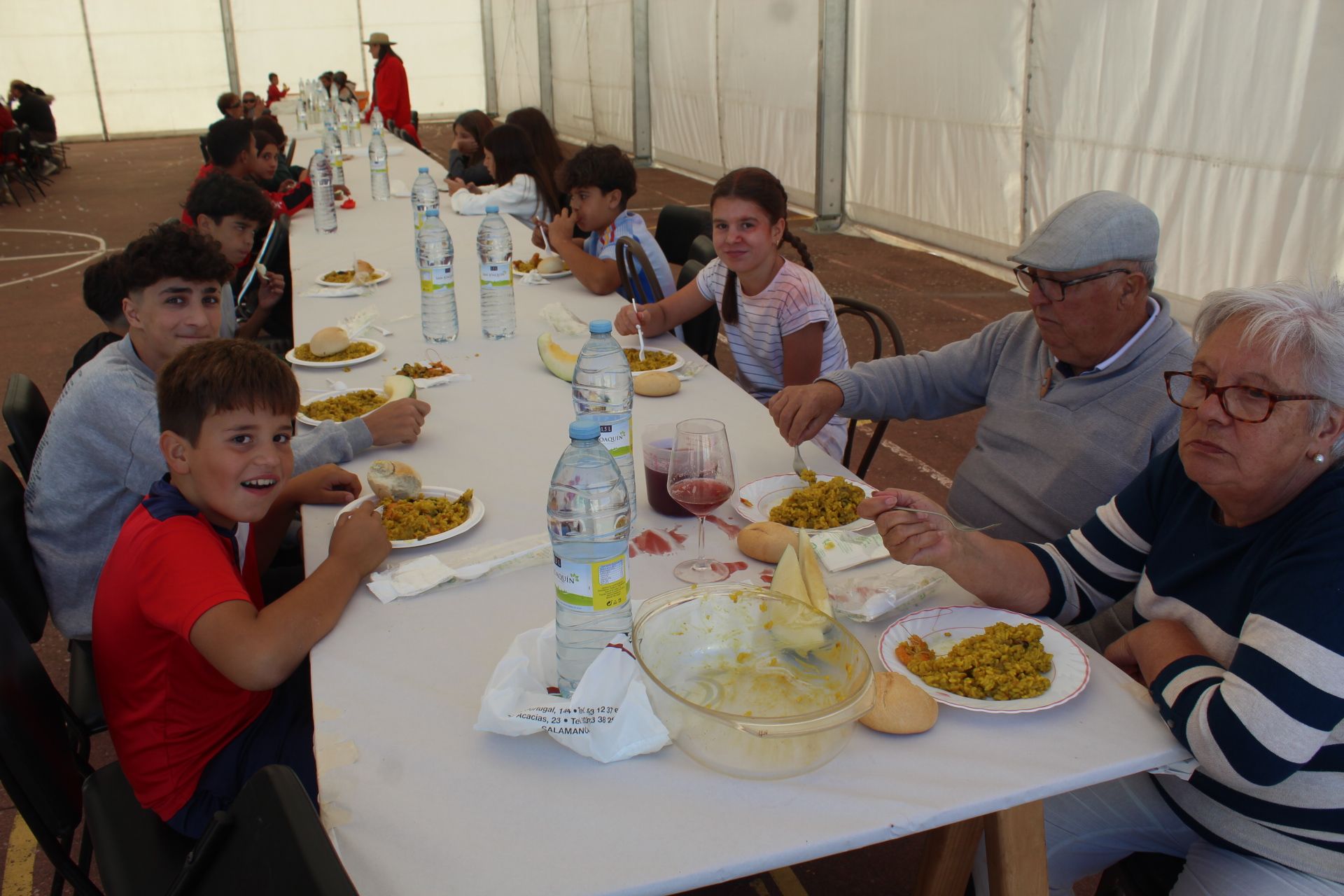 Paella en Juzbado