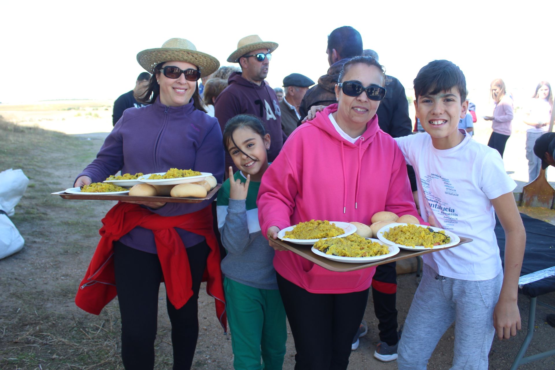 Paella en Juzbado