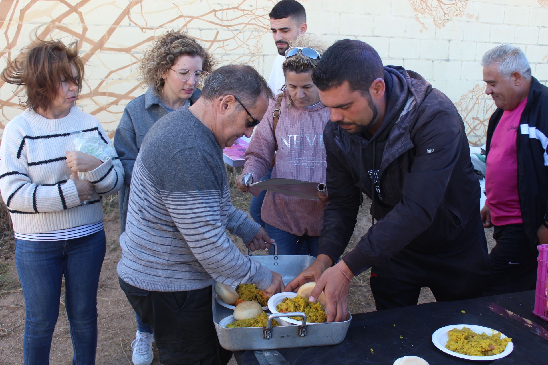 Paella en Juzbado