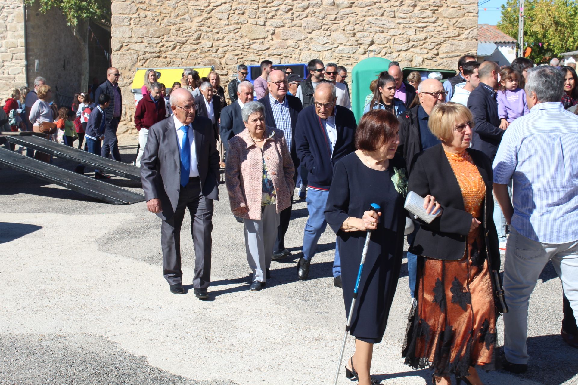 Misa y procesión en Juzbado 