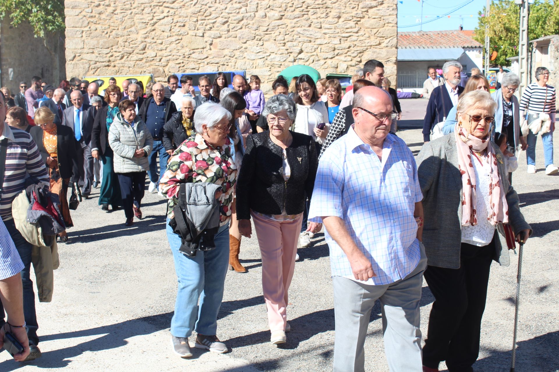 Misa y procesión en Juzbado 