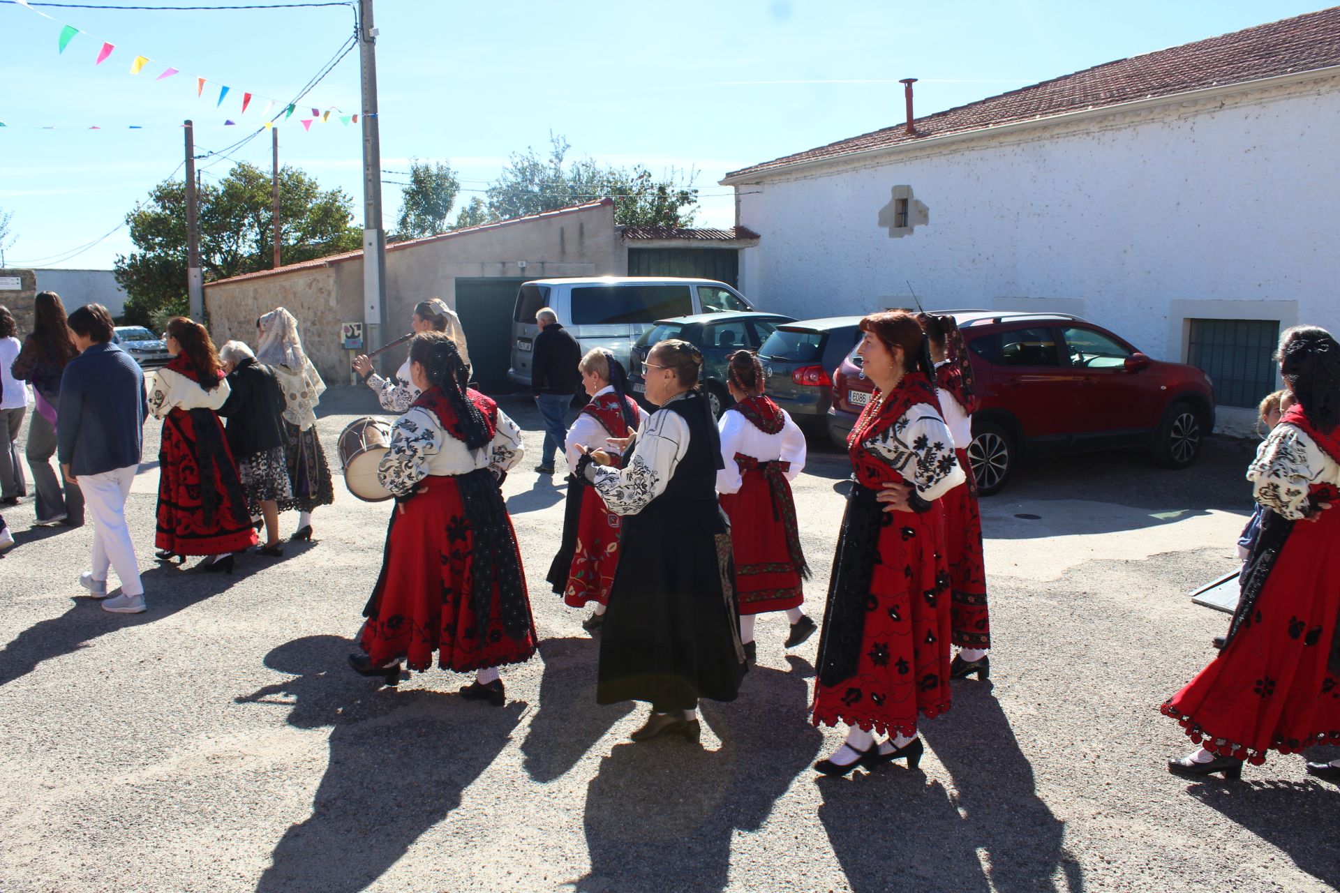 Misa y procesión en Juzbado 