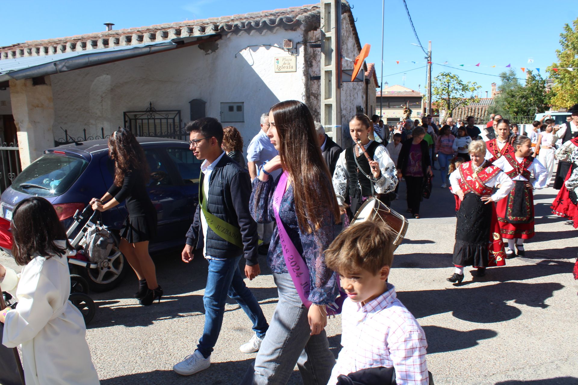 Misa y procesión en Juzbado 