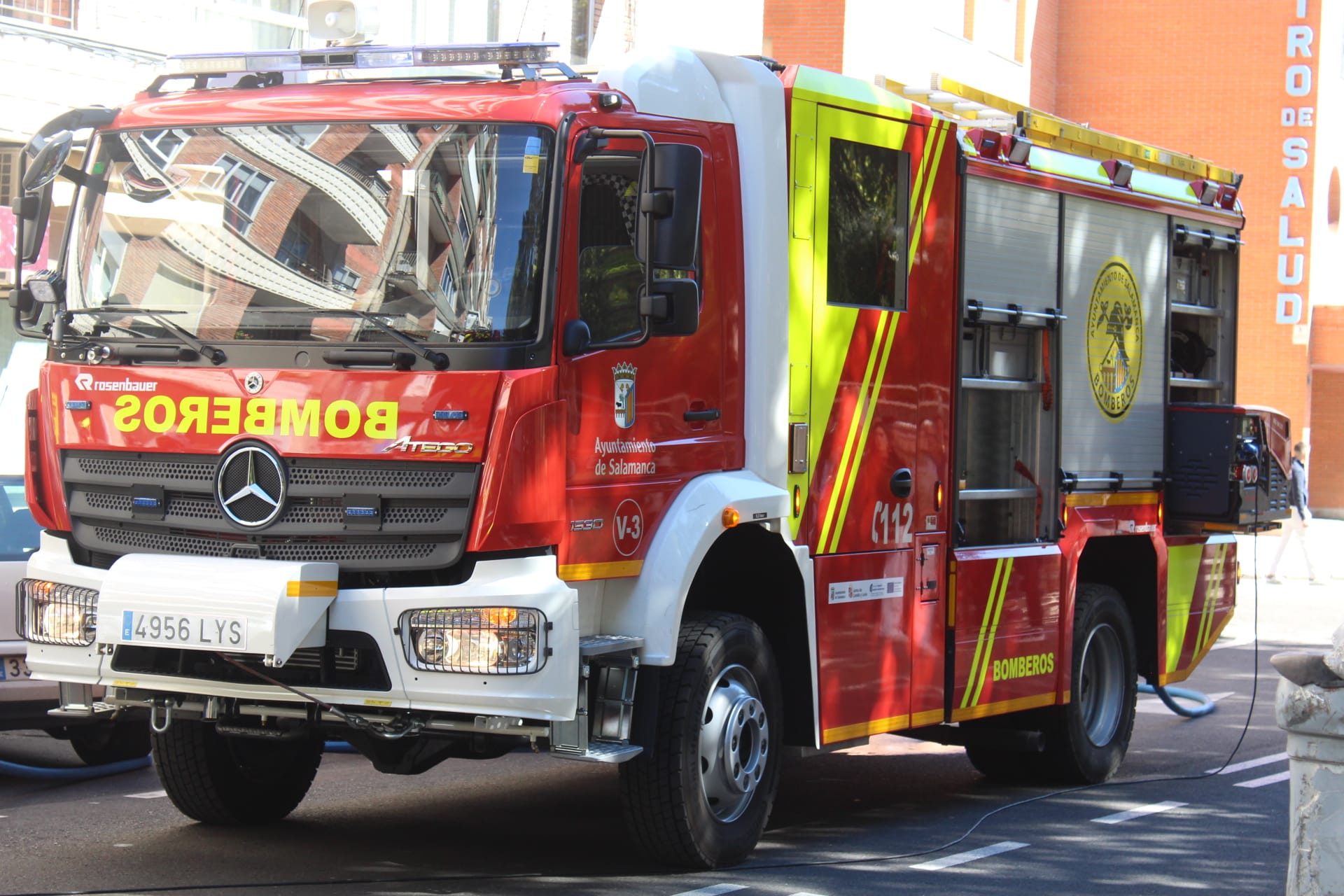 Incendio en la Avenida de los Comuneros