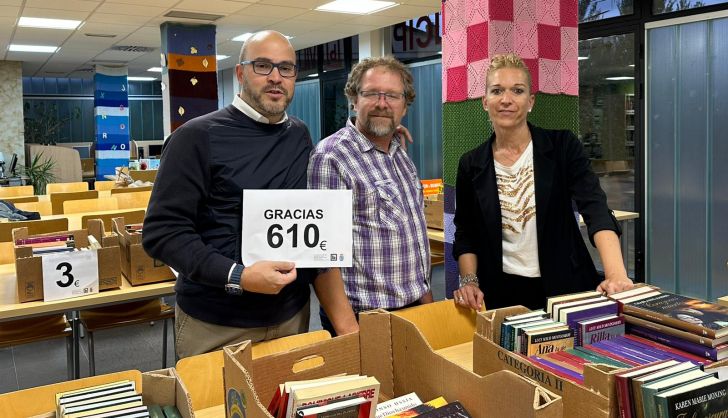 Recaudación mercadillo de libros Biblioteca de Villamayor 