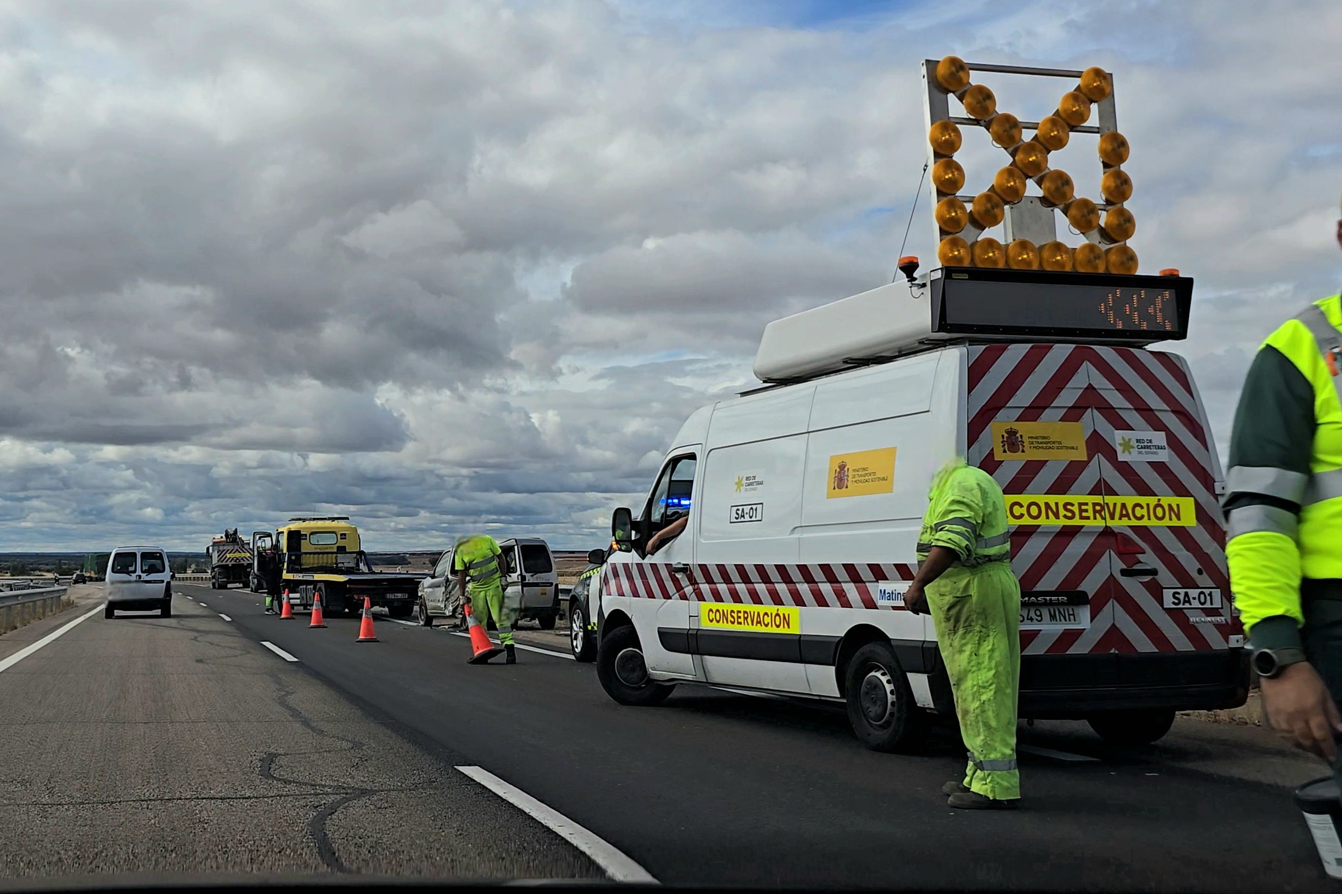 Accidente en la A62 km 248