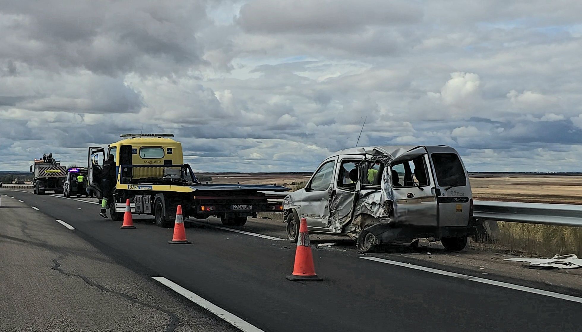 Accidente en la A62 km 248