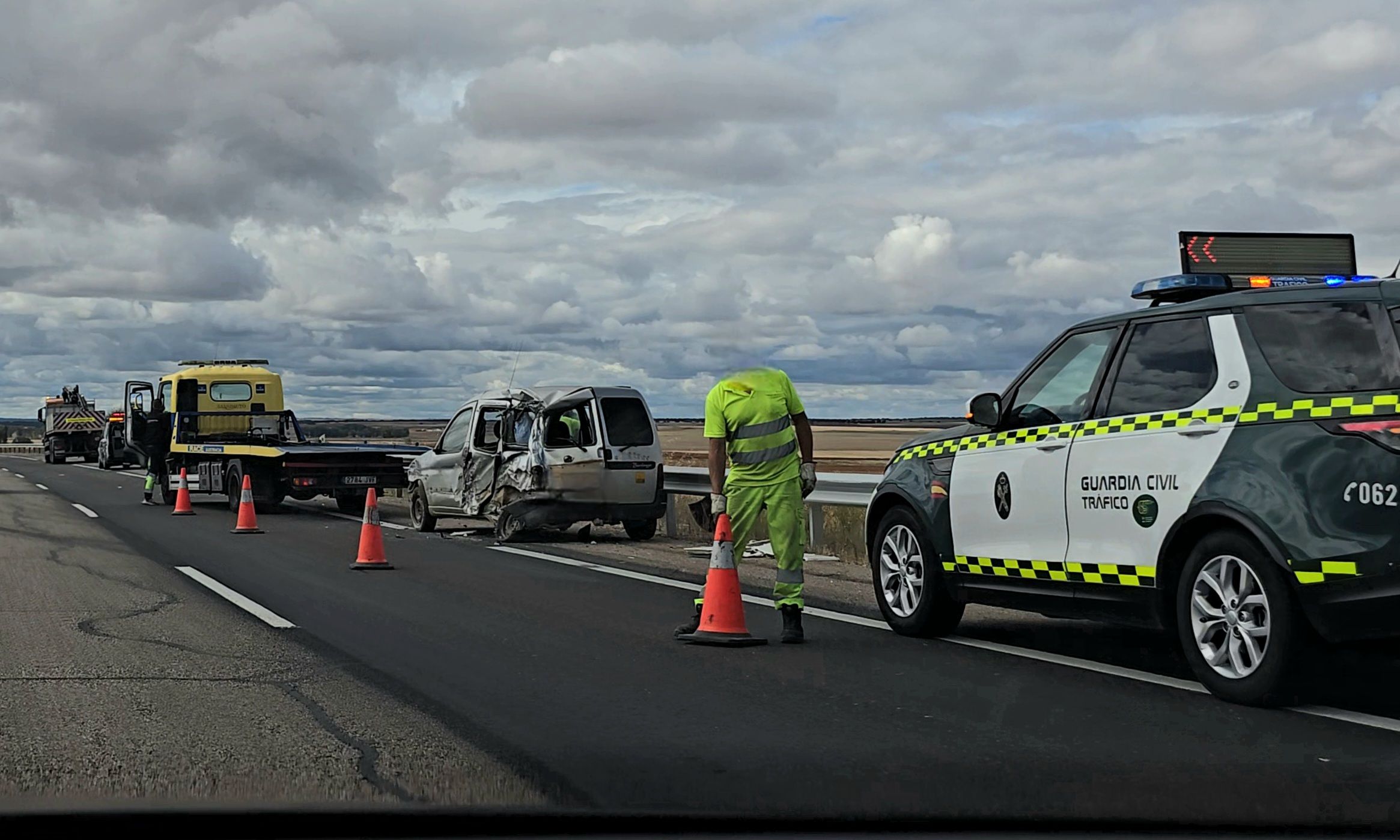 Accidente en la A62 km 248