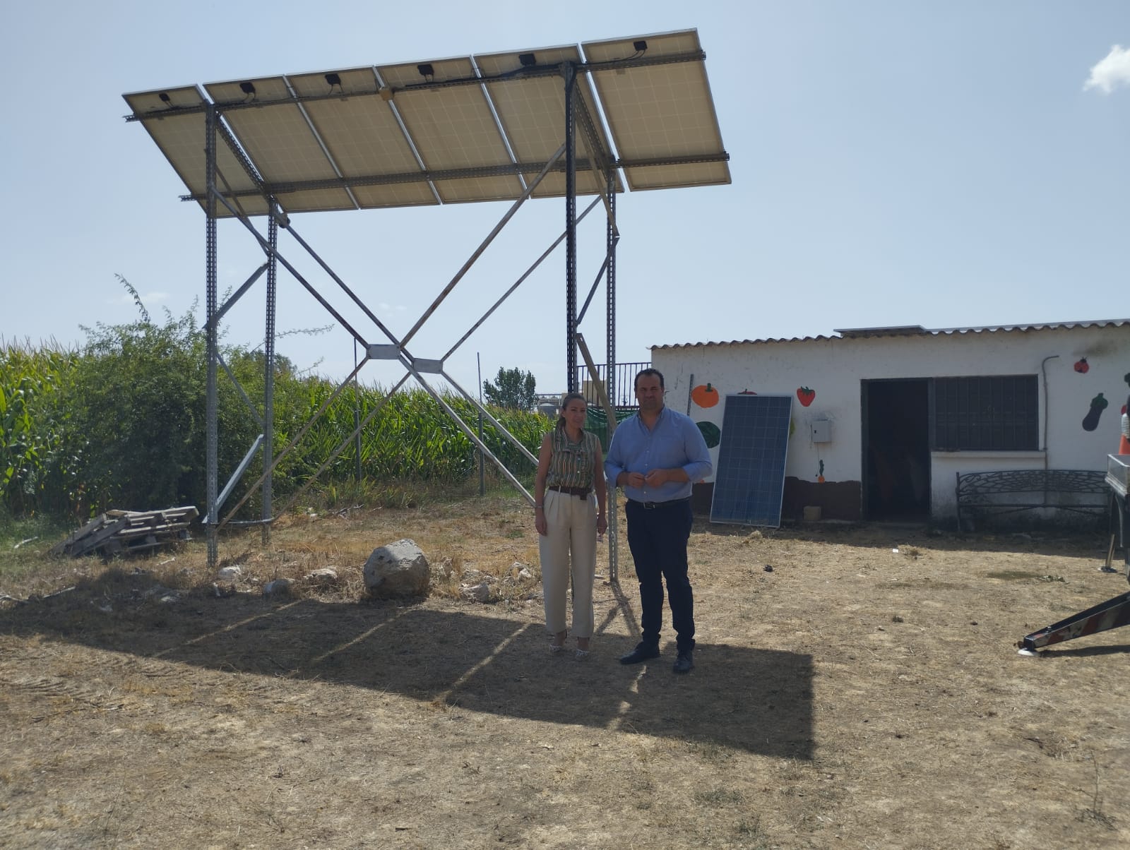 Obras de mejora realizadas en el vivero municipal de Santa Marta 