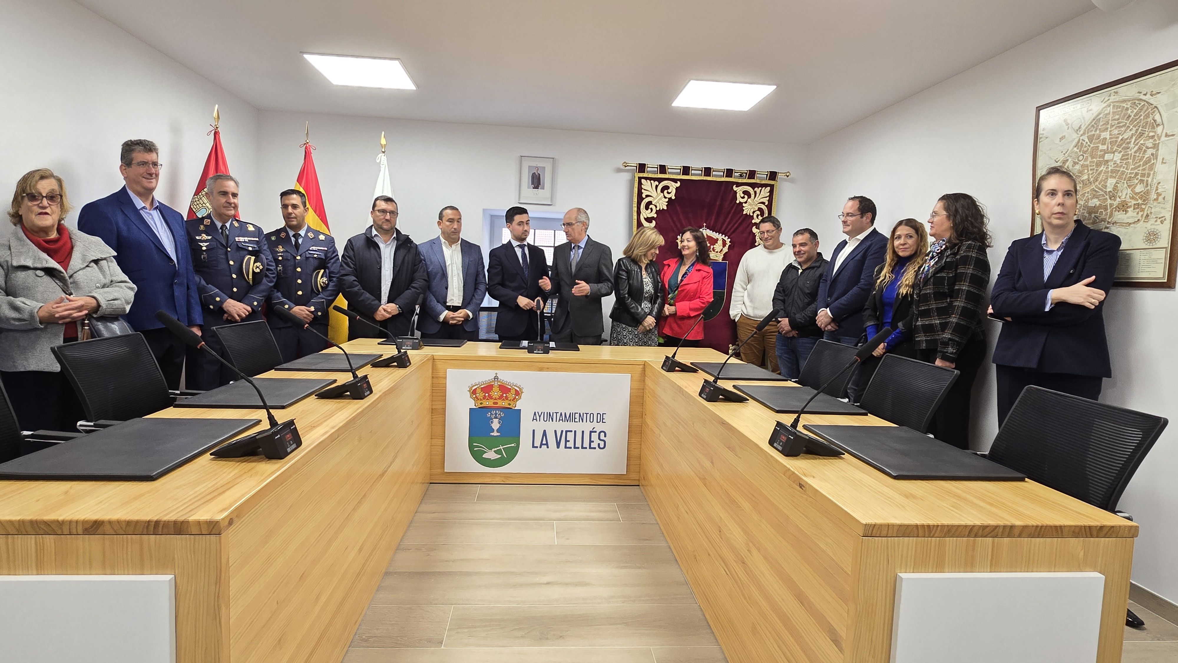 Inauguración del nuevo Ayuntamiento de La Vellés