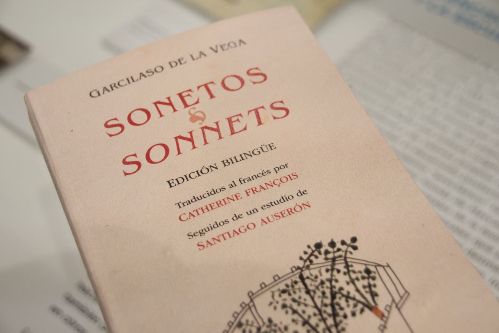 Ediciones Universidad de Salamanca presenta la edición bilingüe de la obra “Sonetos” de Garcilaso de la Vega, realizada por Catherine François, y Santiago Auserón titulado “Garcilaso atraviesa los Pirineos”